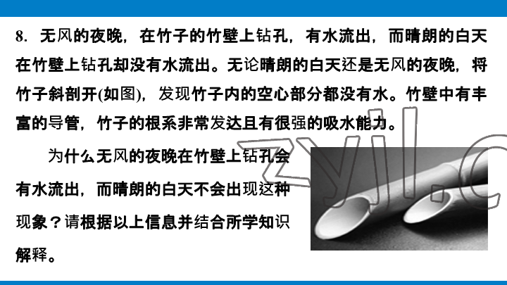 2023年學(xué)習(xí)進(jìn)階中考科學(xué)復(fù)習(xí)設(shè)計(jì)中考浙教版 參考答案第107頁