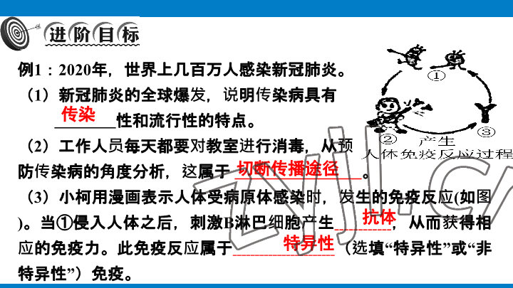 2023年學習進階中考科學復習設計中考浙教版 參考答案第230頁