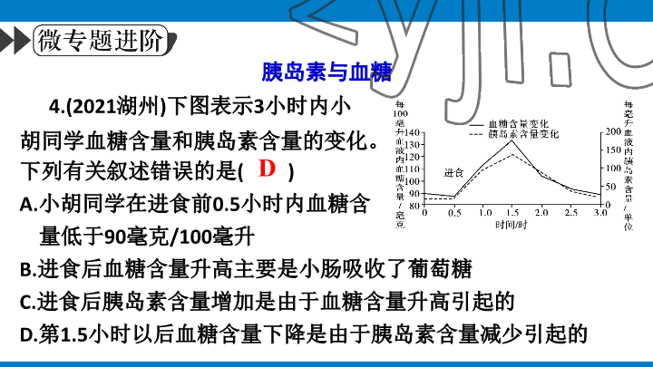 2023年學習進階中考科學復習設計中考浙教版 參考答案第159頁