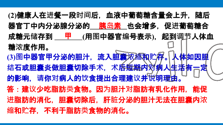 2023年學習進階中考科學復習設(shè)計中考浙教版 參考答案第53頁
