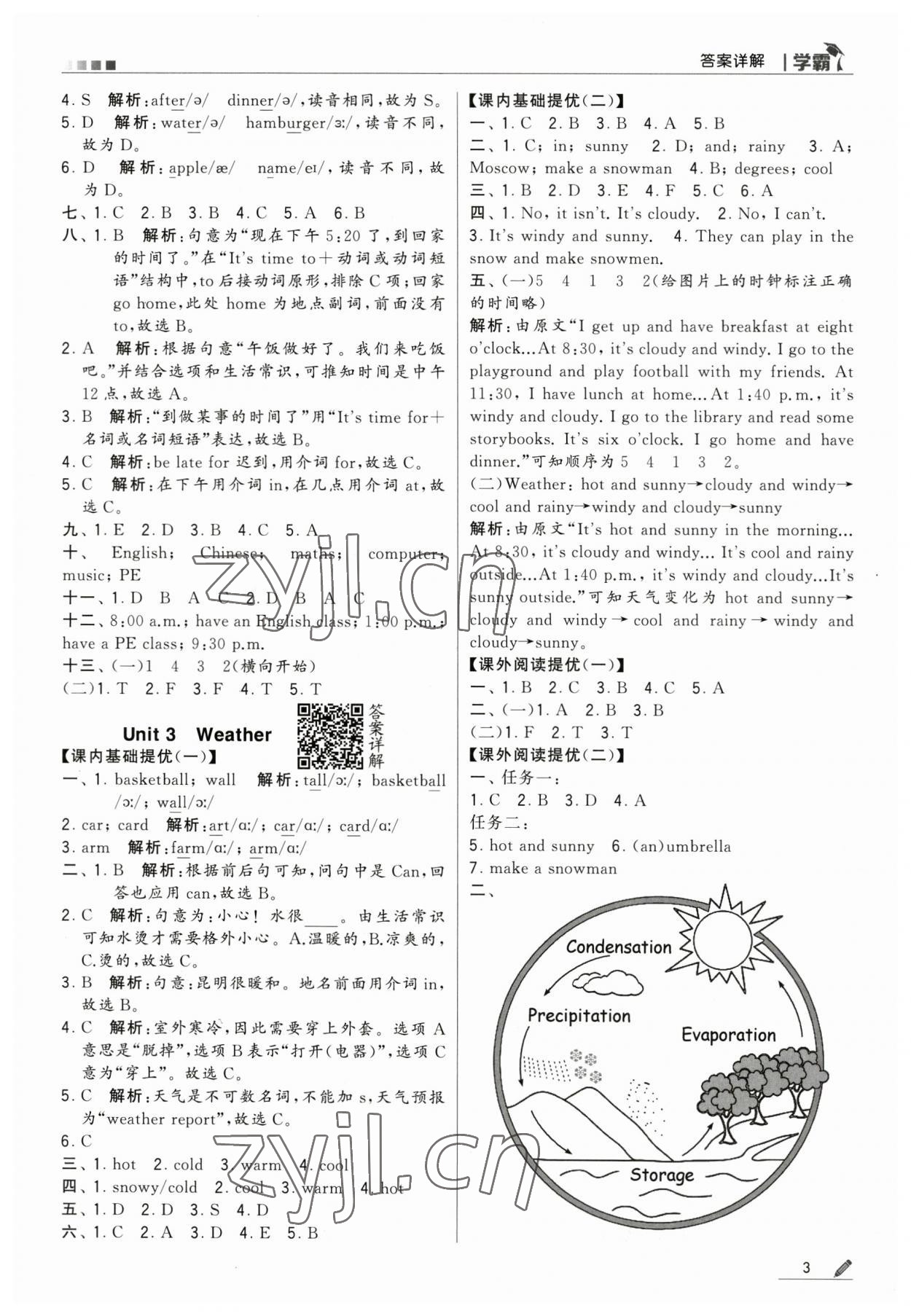 2023年喬木圖書學(xué)霸四年級(jí)英語下冊(cè)人教版 第3頁