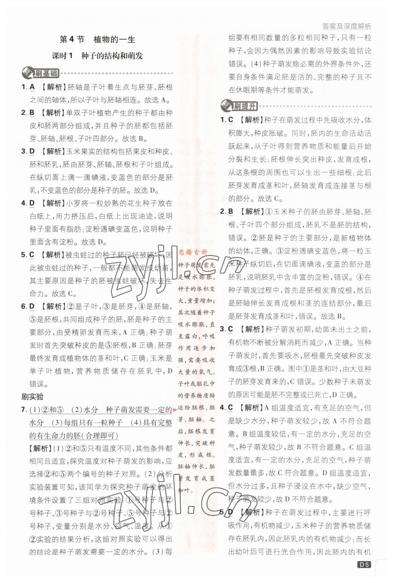 2023年初中必刷題八年級科學下冊浙教版浙江專版 第5頁