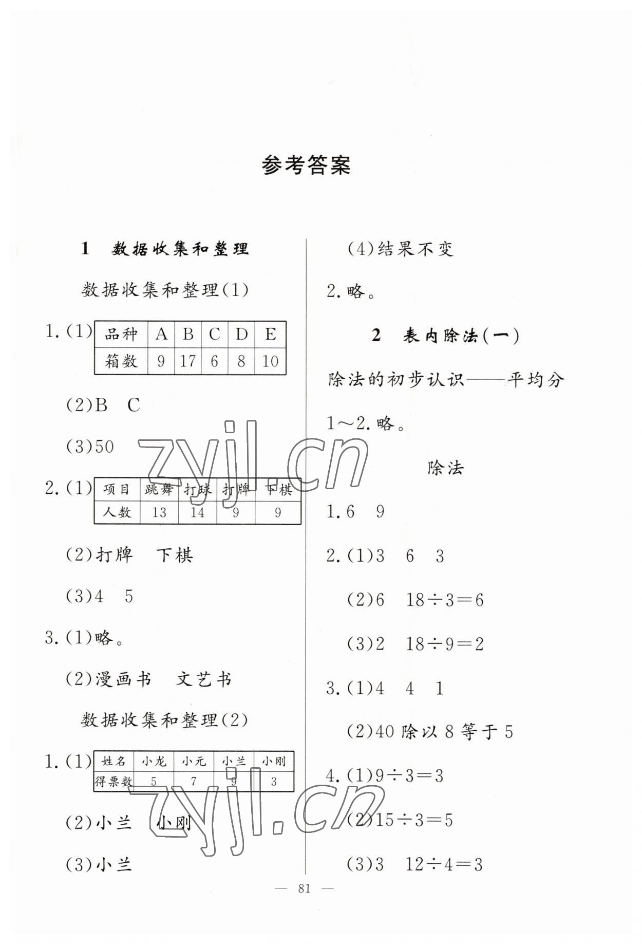 2023年同步練習(xí)冊山東科學(xué)技術(shù)出版社二年級數(shù)學(xué)下冊人教版 第1頁