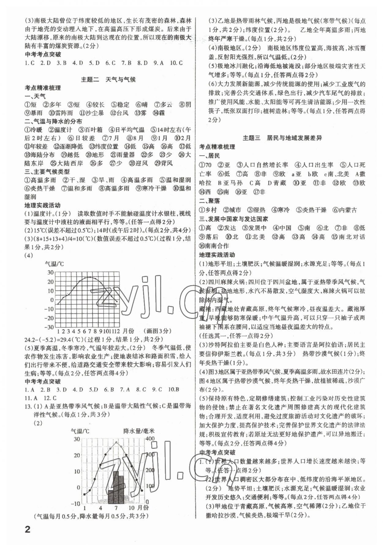 2023年滾動(dòng)遷移中考總復(fù)習(xí)地理 第2頁(yè)