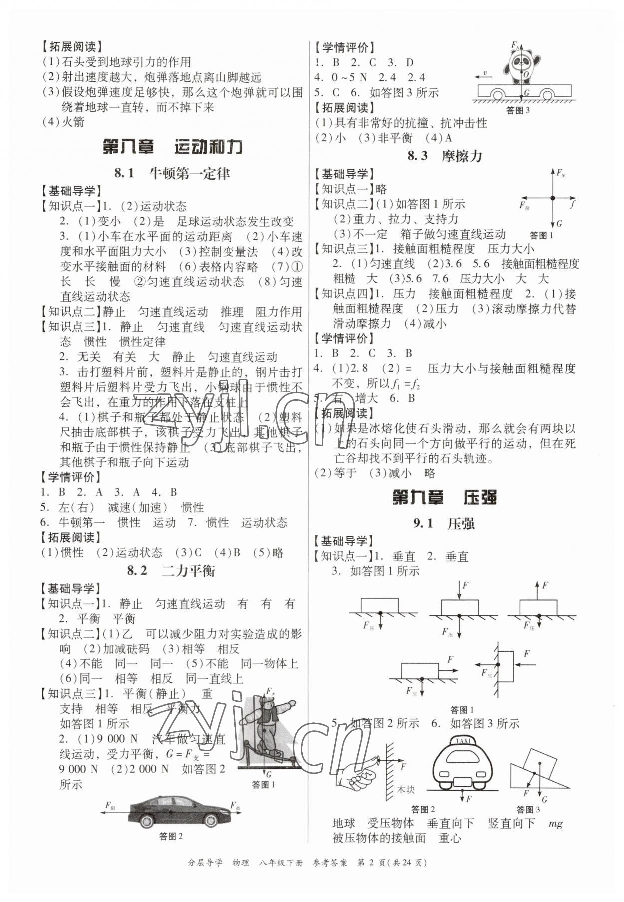 2023年分層導(dǎo)學(xué)八年級(jí)物理下冊(cè)人教版 第2頁(yè)