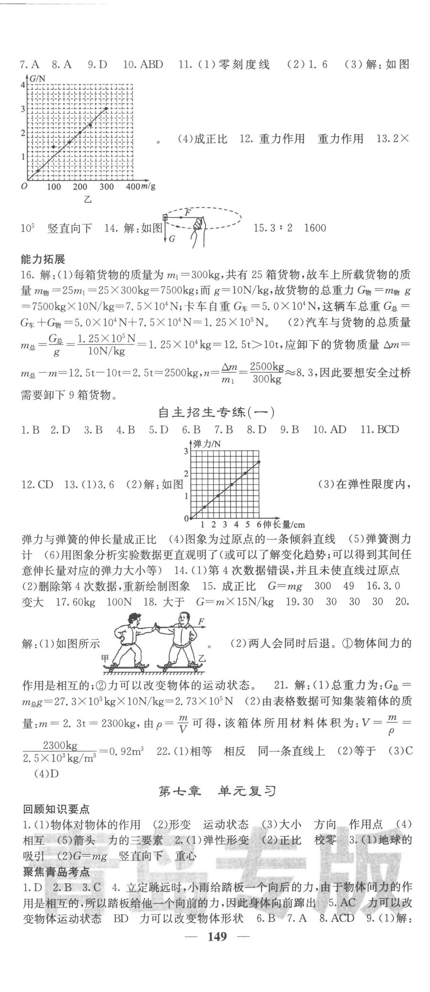 2023年名校課堂內(nèi)外八年級(jí)物理下冊(cè)人教版青島專版 第2頁(yè)