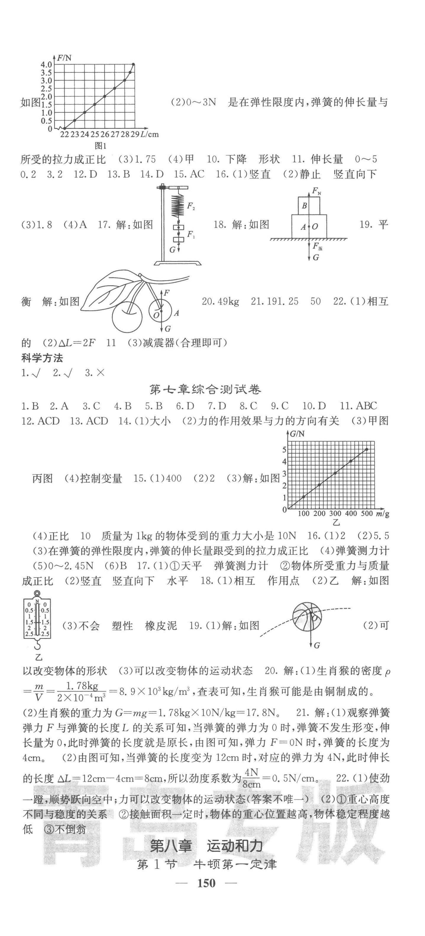 2023年名校課堂內(nèi)外八年級物理下冊人教版青島專版 第3頁