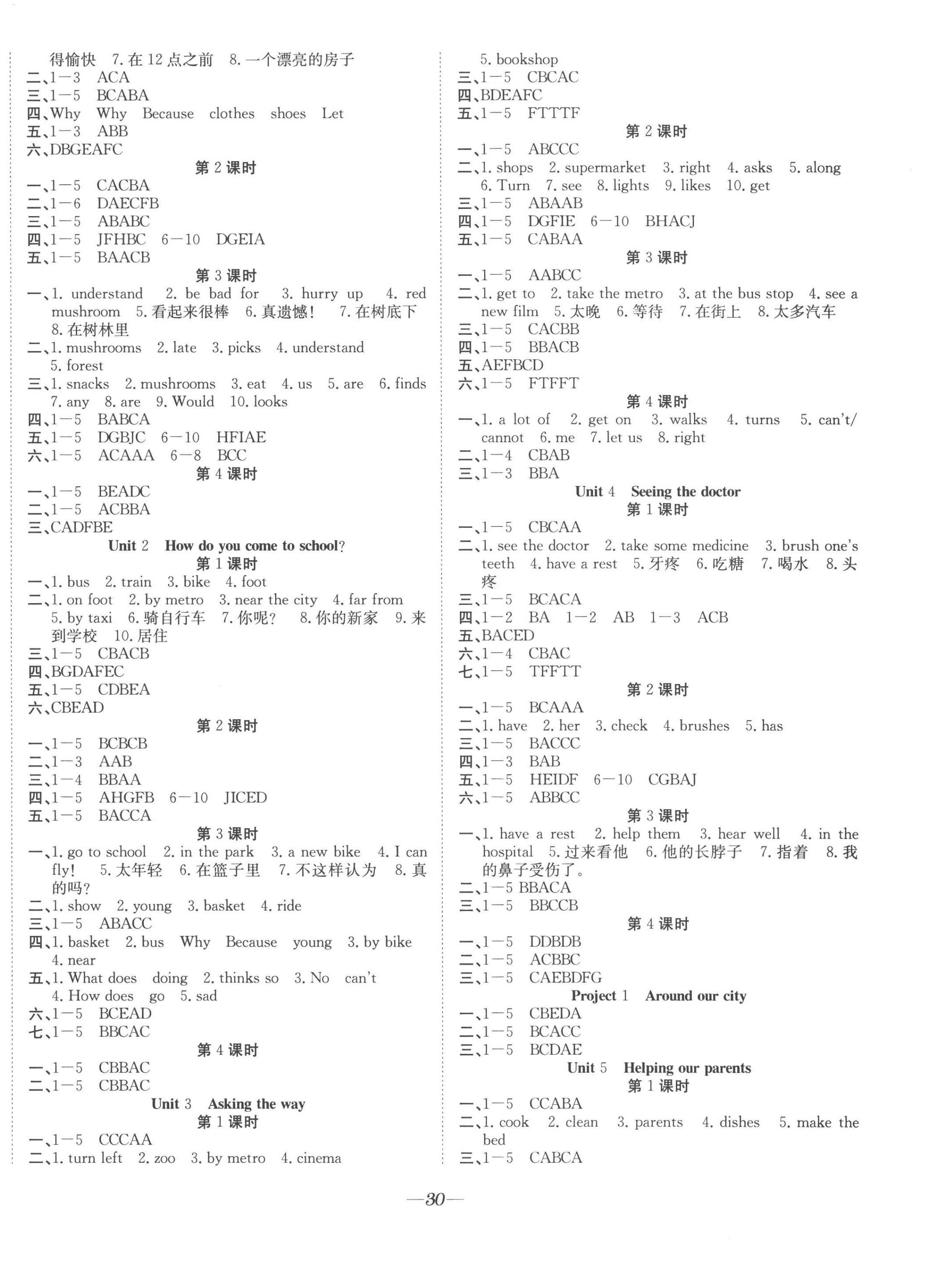 2023年快乐学习随堂练五年级英语下册译林版 第2页