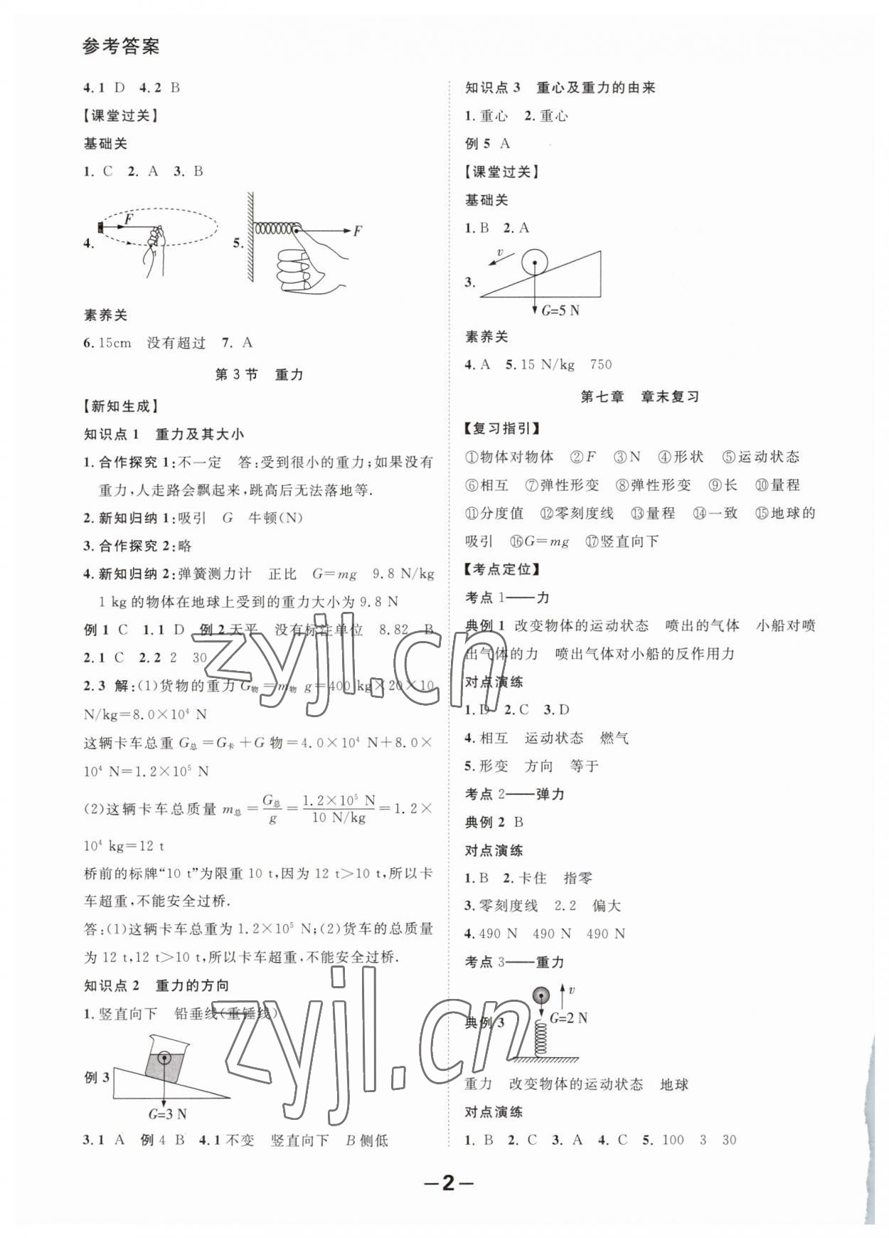 2023年全程突破八年級物理下冊人教版 第2頁