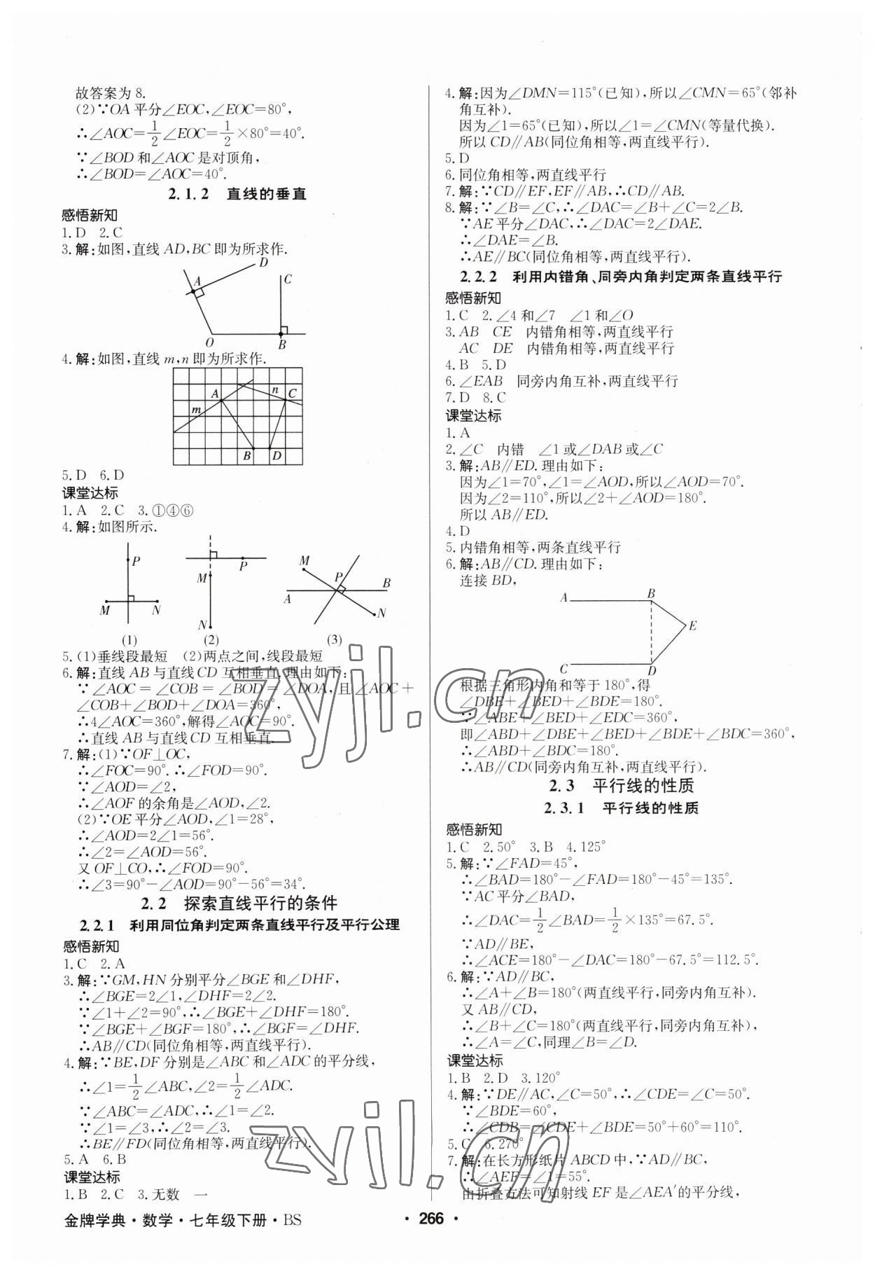 2023年金牌學(xué)典七年級數(shù)學(xué)下冊北師大版 第6頁