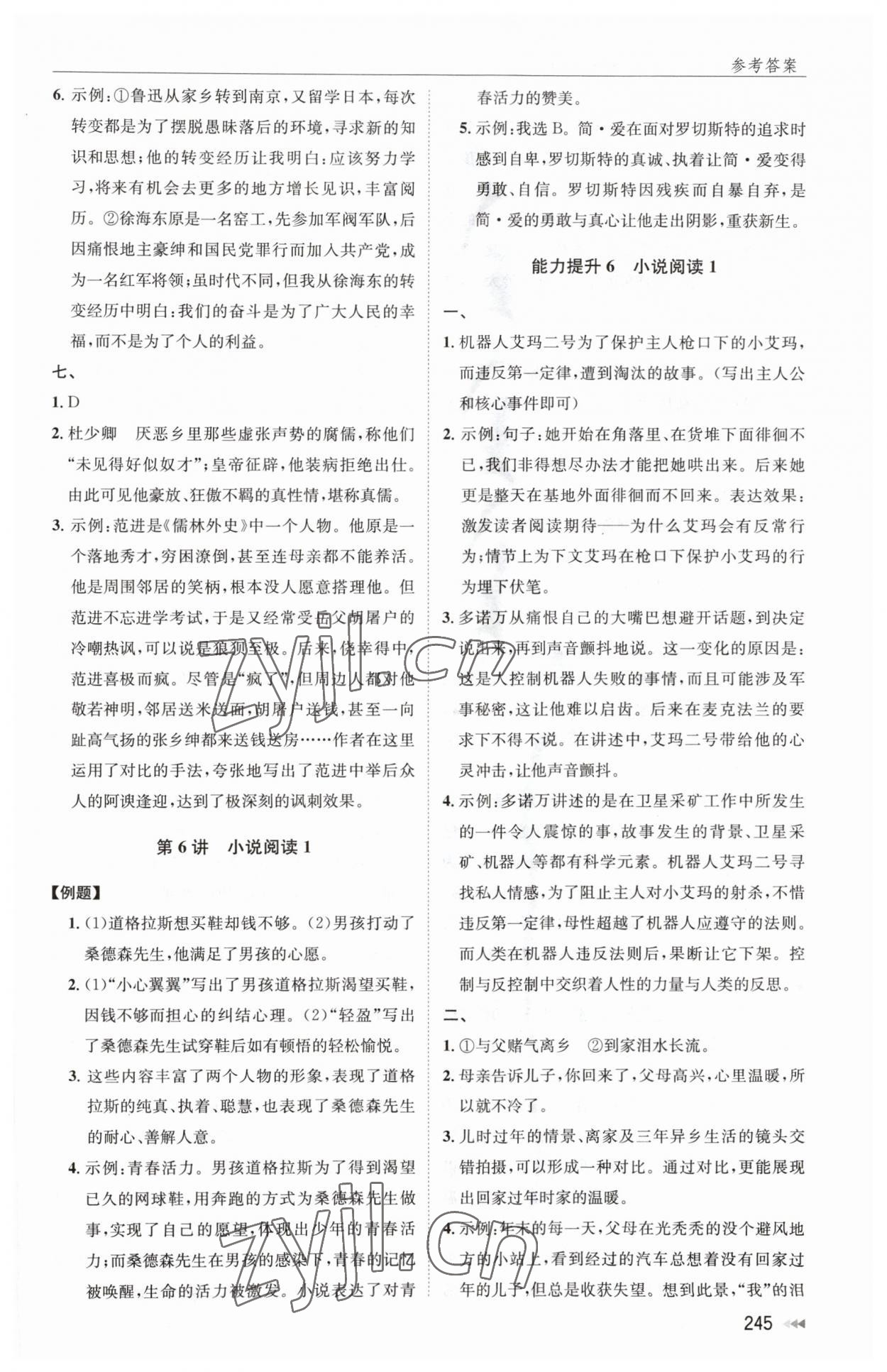 2023年全效學(xué)能全程復(fù)習(xí)導(dǎo)練中考語文 第11頁