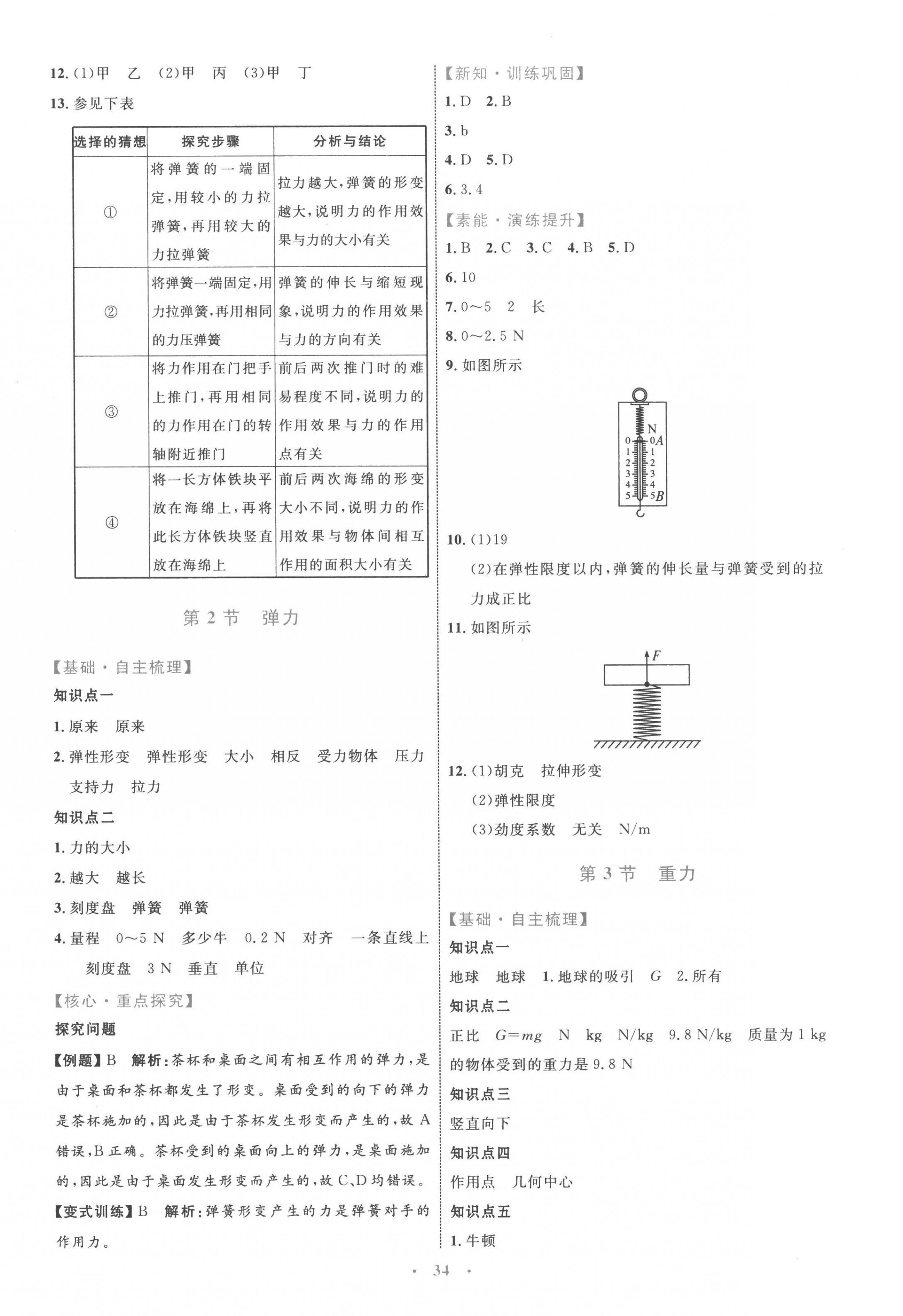 2023年同步学习目标与检测八年级物理下册人教版 第2页