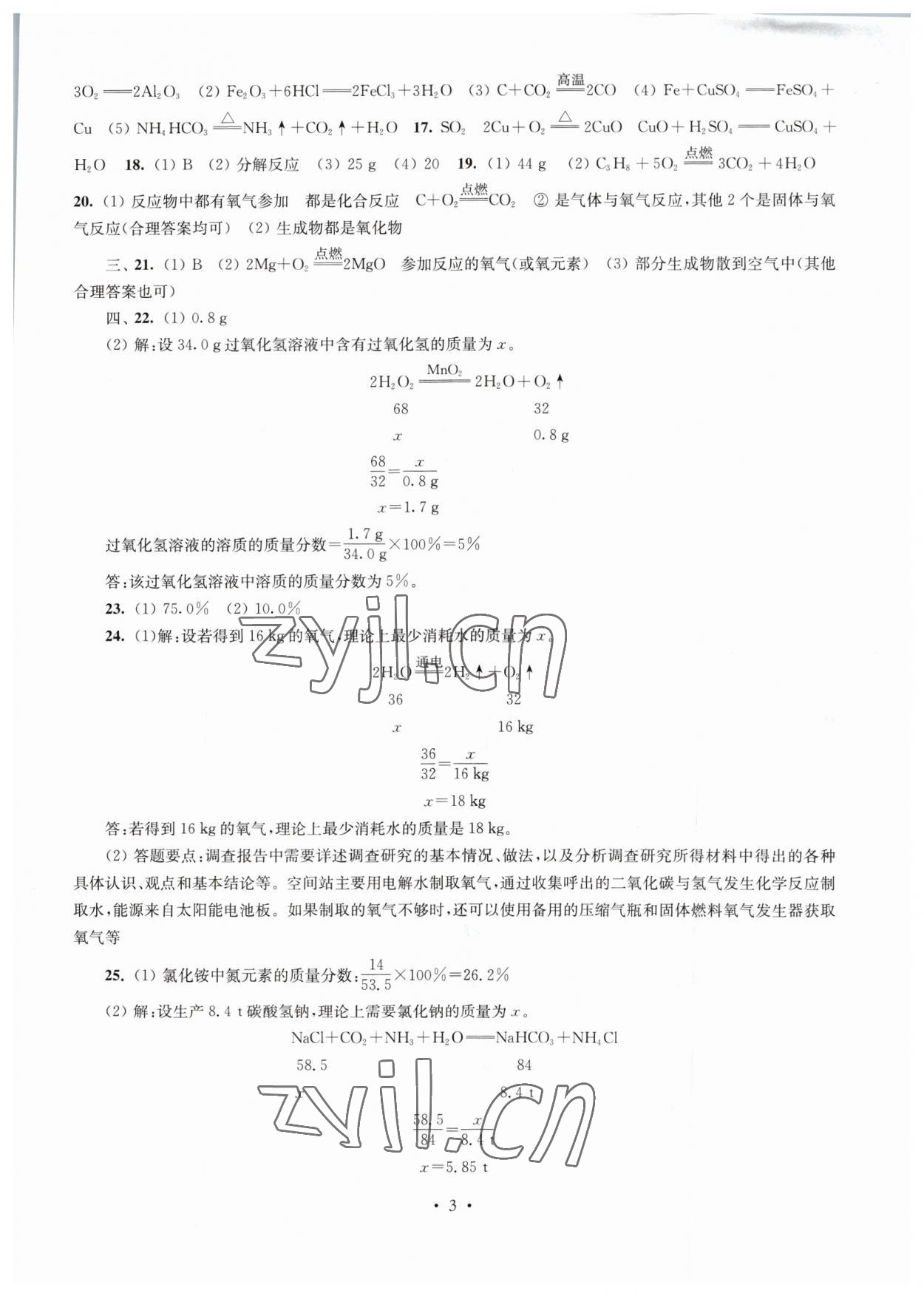 2023年南京市初中總復(fù)習(xí)指南中考化學(xué) 第3頁(yè)