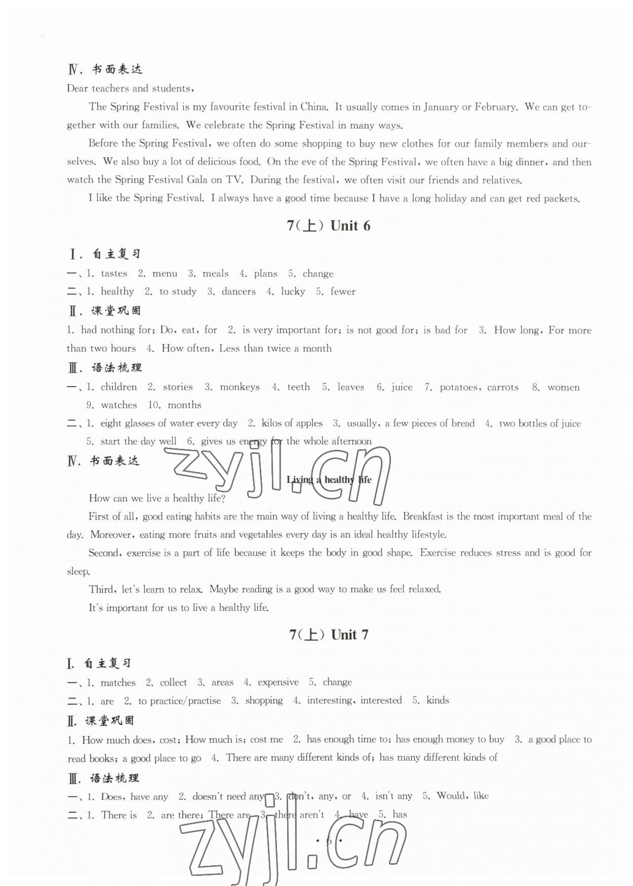 2023年南京市初中總復(fù)習(xí)指南英語 第6頁