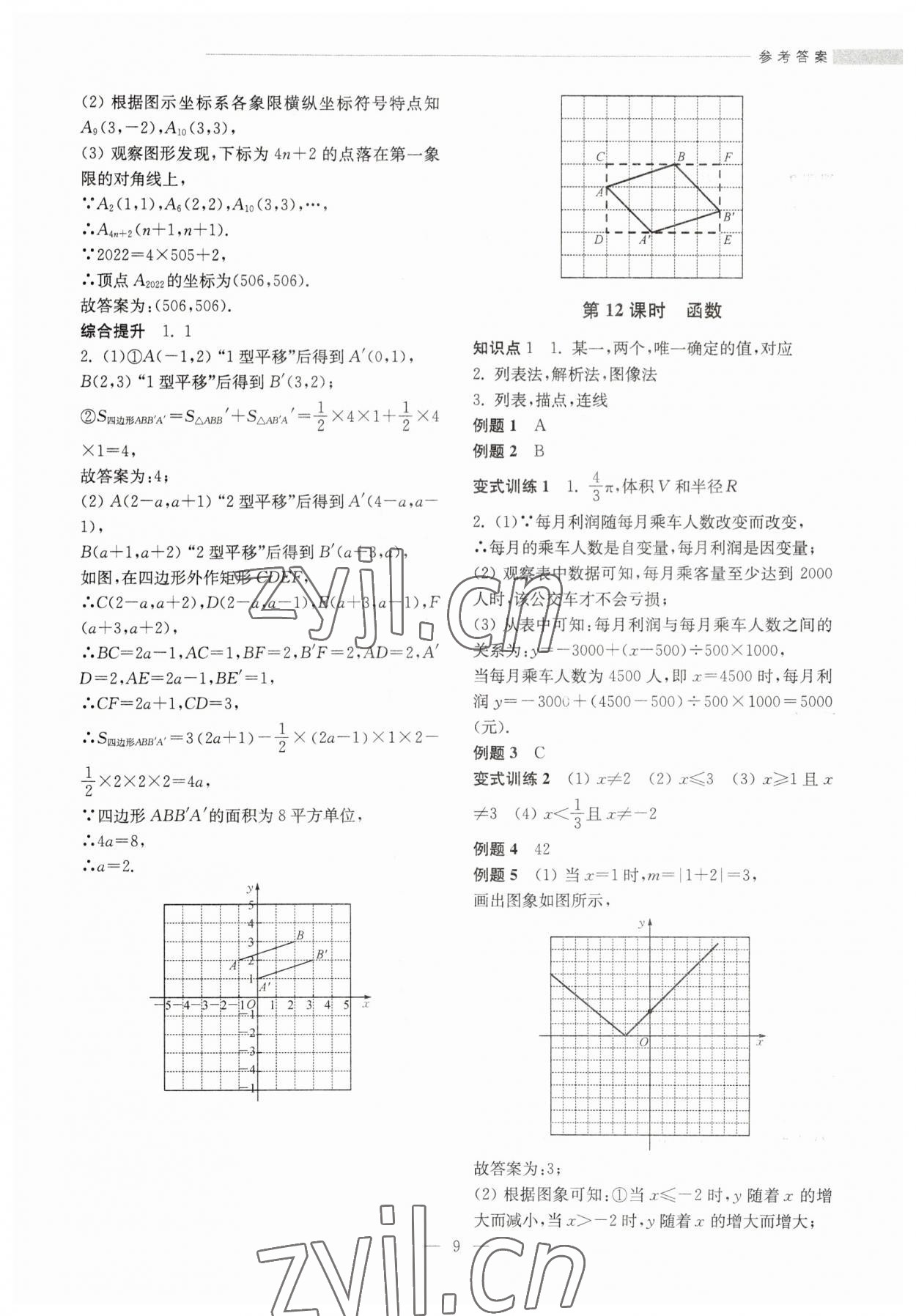 2023年今年中考總復習數(shù)學 第9頁