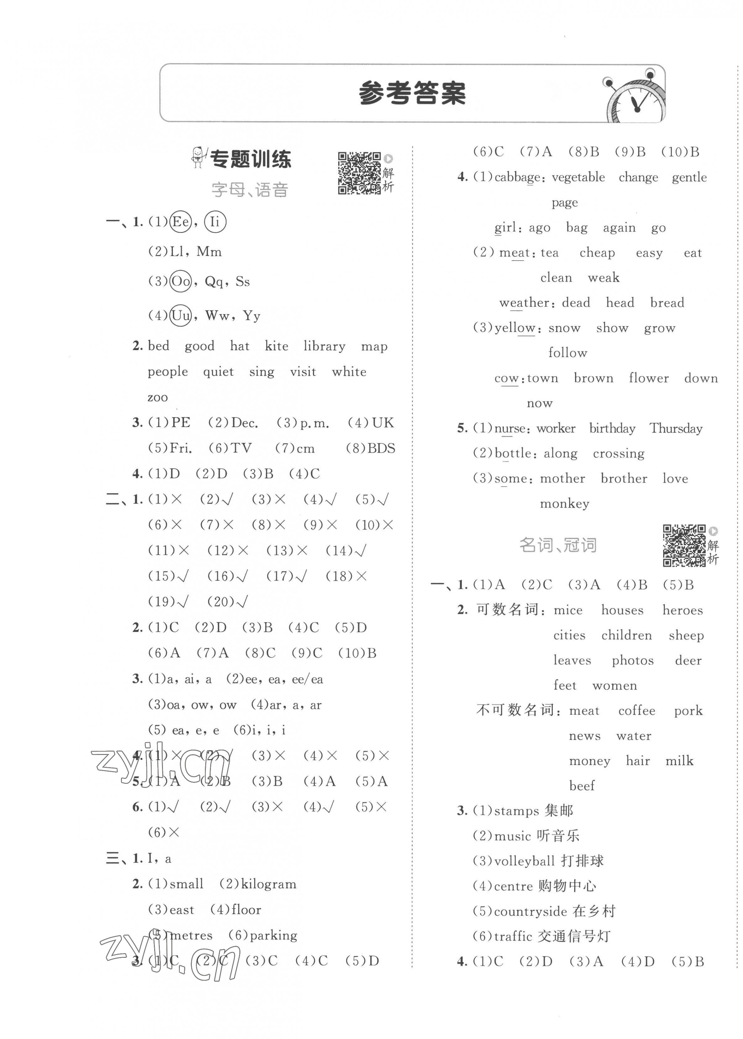 2023年53小升初總復(fù)習(xí)考前講練測(cè)英語(yǔ) 第1頁(yè)