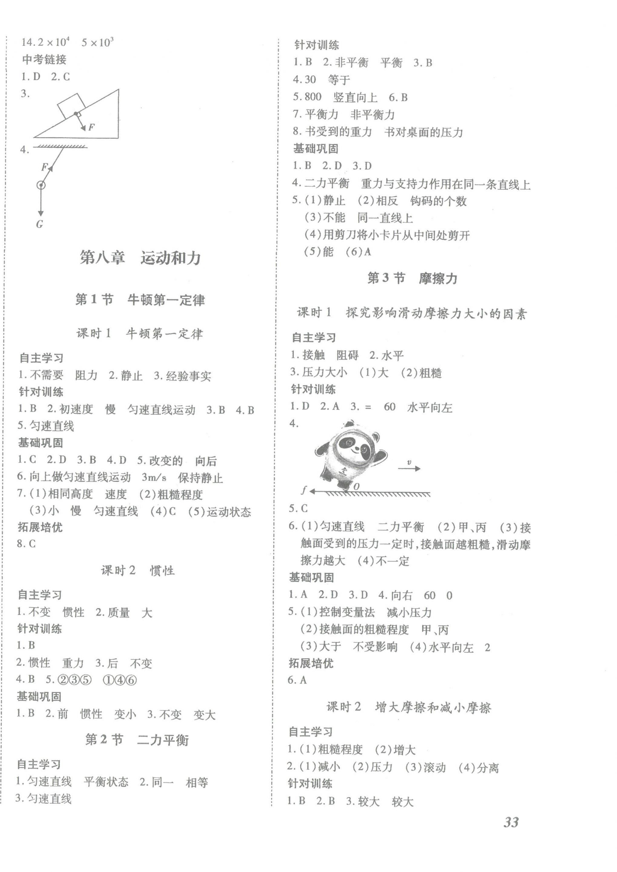 2023年本土攻略八年级物理下册人教版 第2页