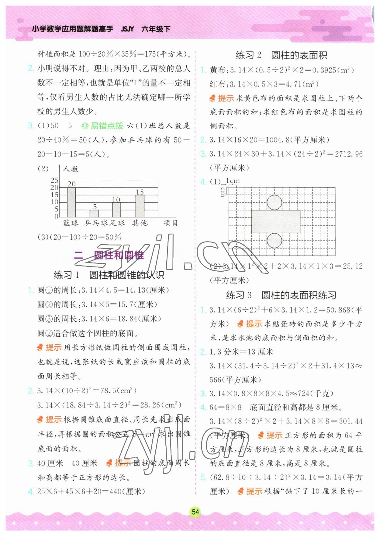 2023年春雨教育小學(xué)數(shù)學(xué)應(yīng)用題解題高手六年級(jí)下冊(cè)蘇教版 第2頁(yè)