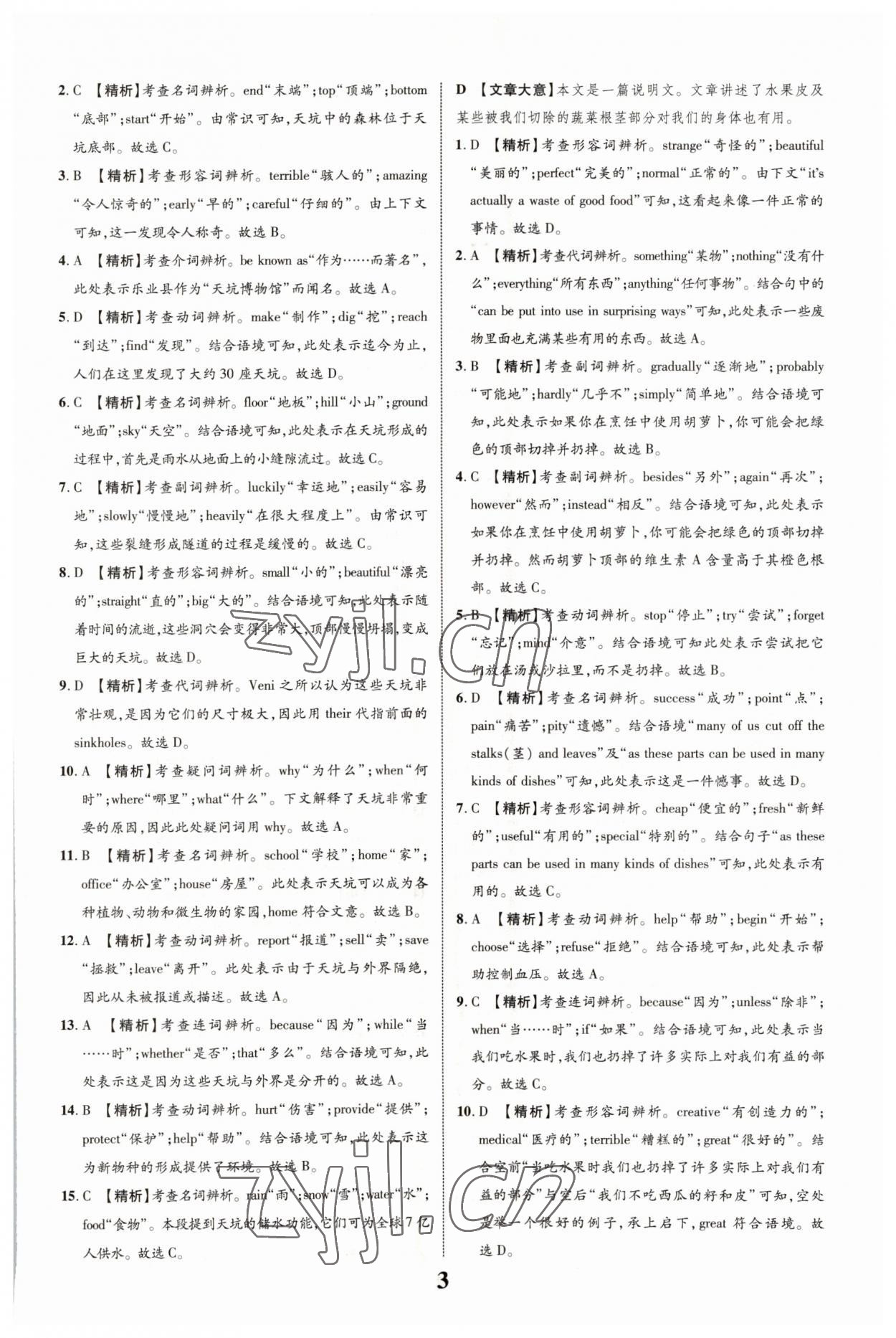 2023年中考總復習優(yōu)化指導二輪復習方略英語江西專版 第3頁