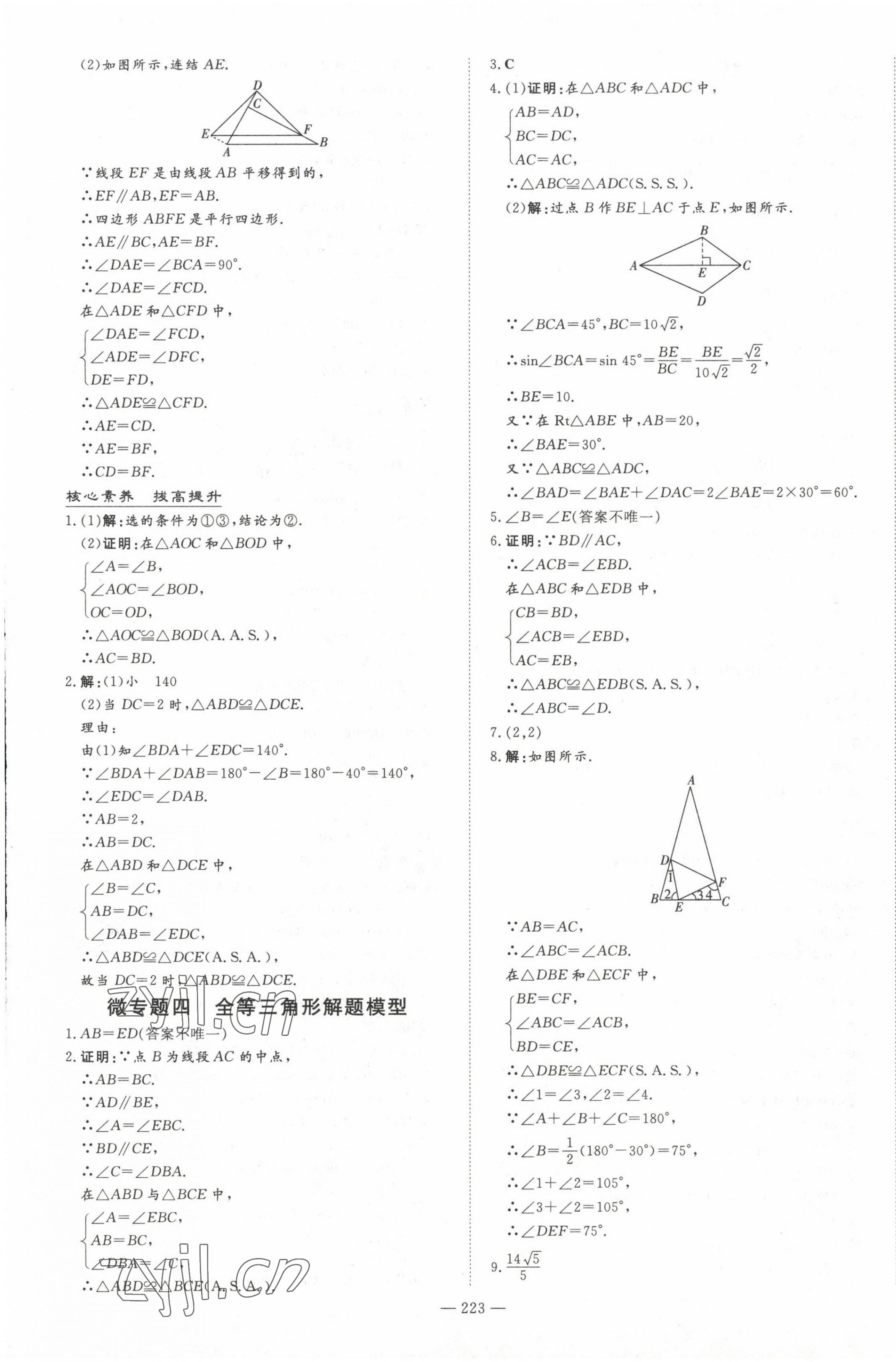 2023年中考总复习导与练数学华师大版 第21页