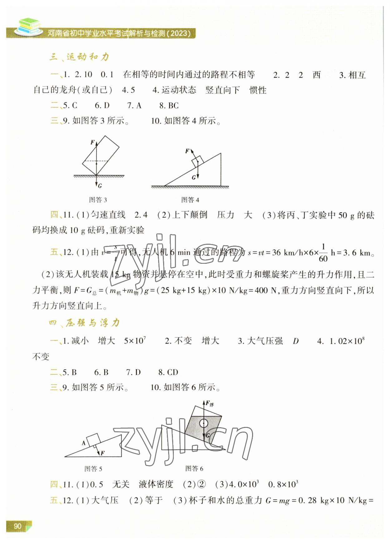 2023年河南省初中學(xué)業(yè)水平考試解析與檢測(cè)物理上冊(cè) 第2頁(yè)