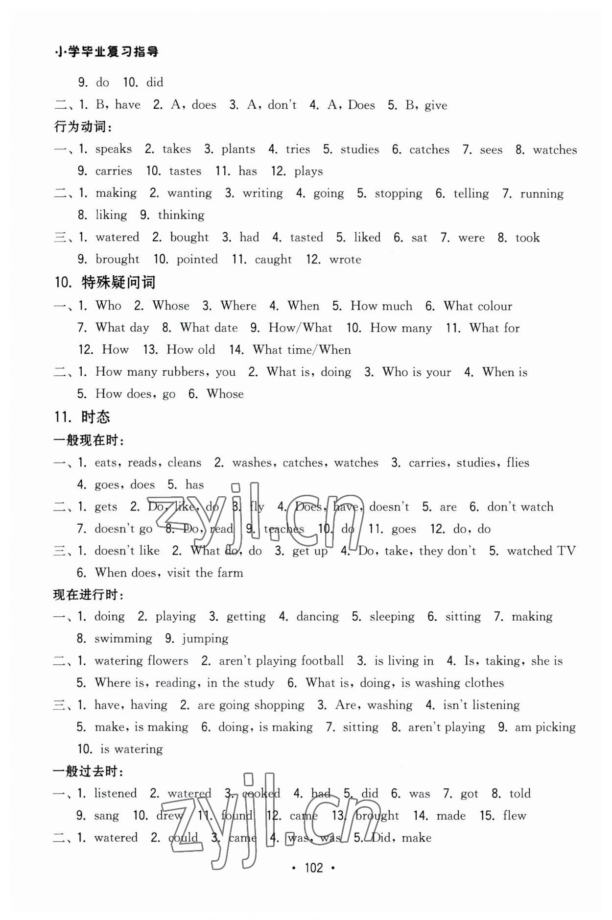 2023年小學畢業復習指導六年級英語 第4頁