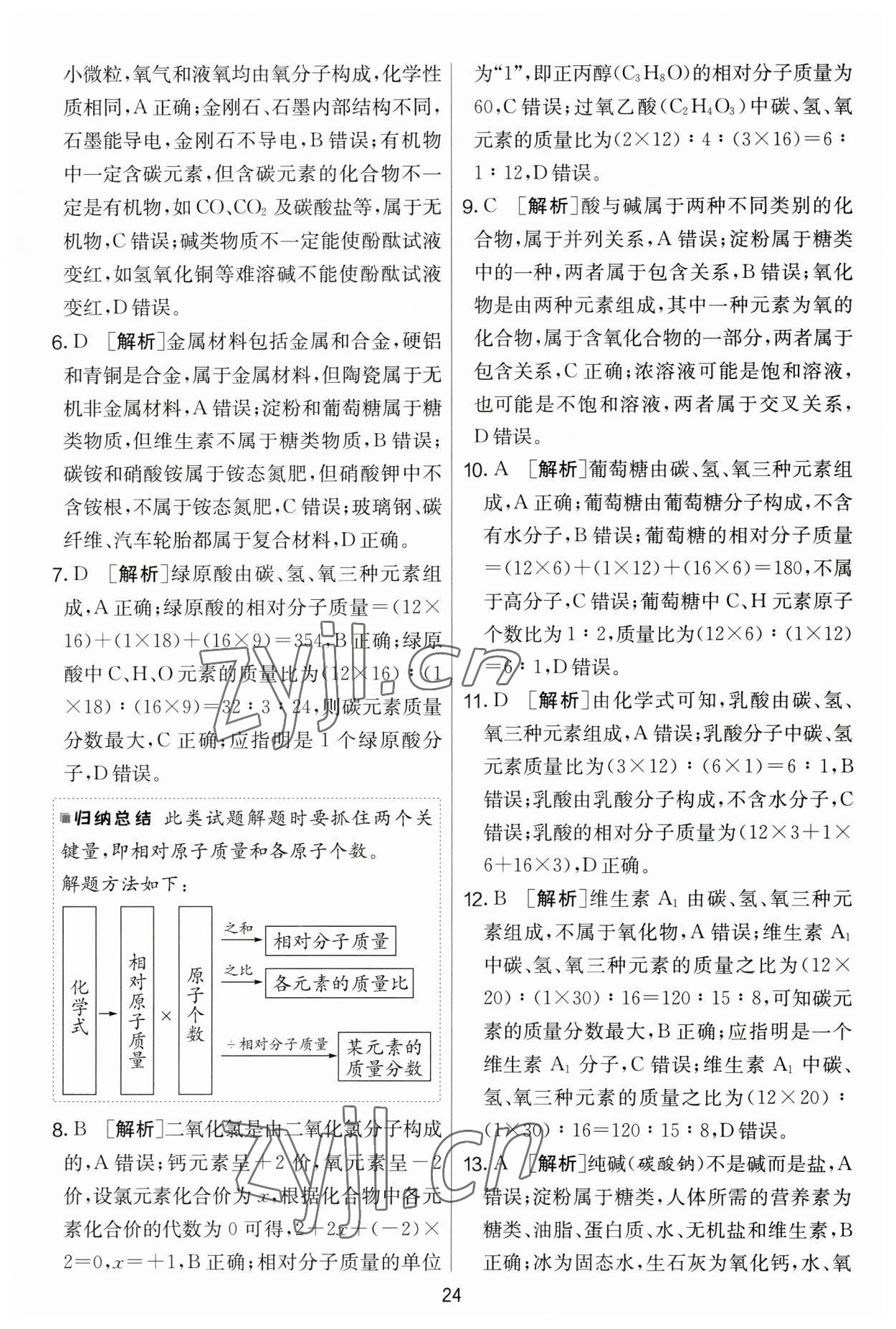 2023年實驗班提優(yōu)大考卷九年級化學(xué)下冊人教版 第24頁