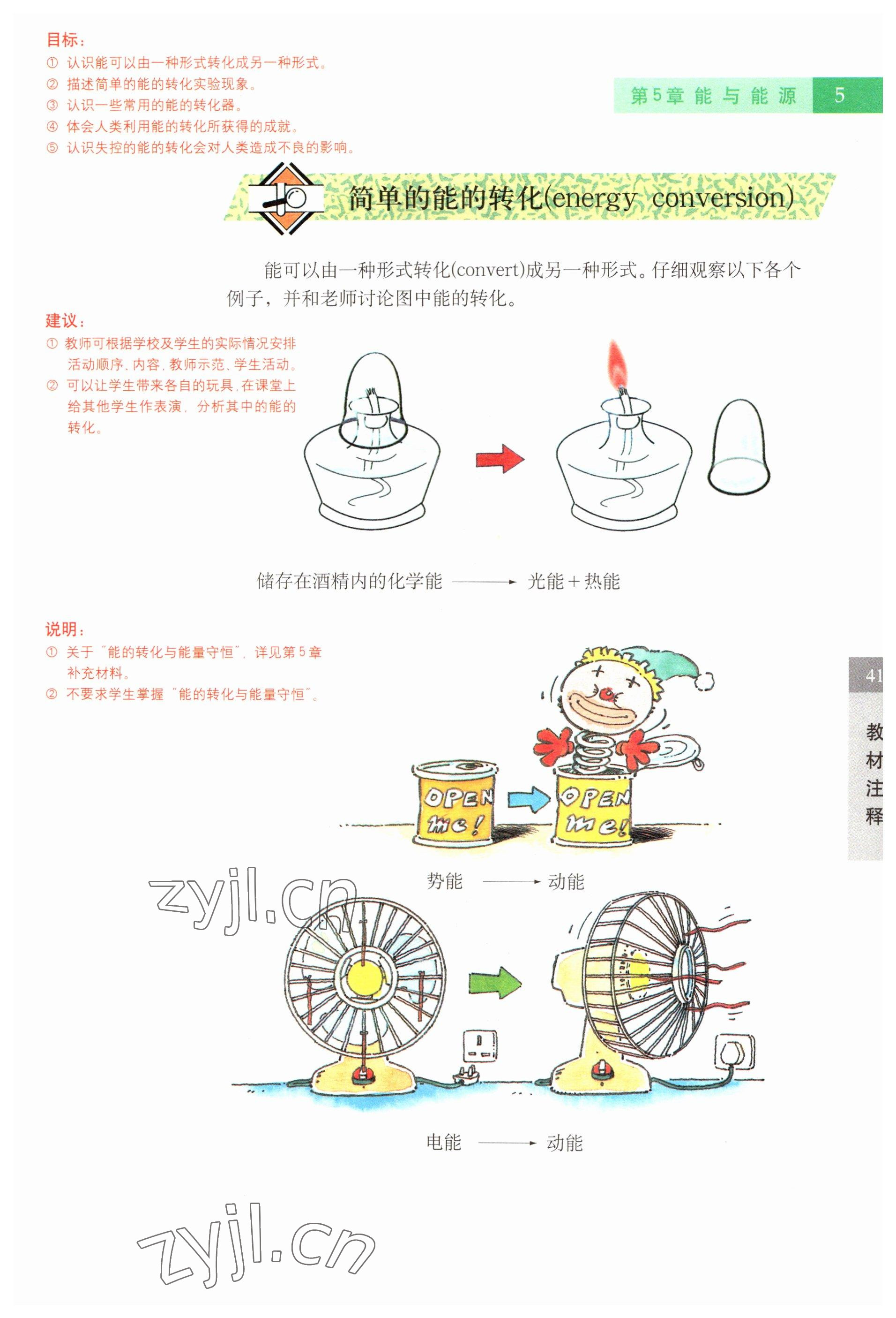 2023年教材课本六年级科学下册沪教版五四制 参考答案第41页