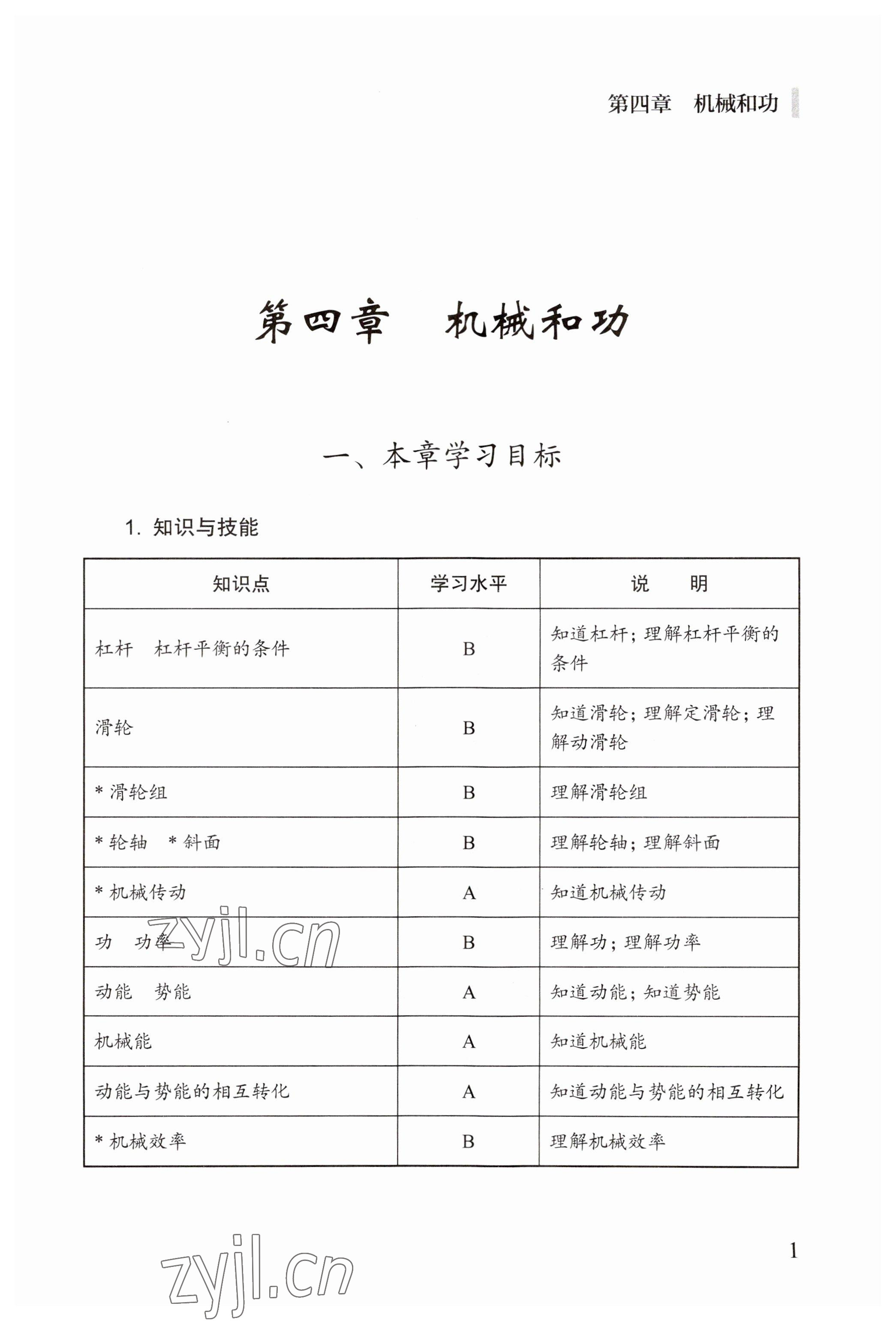 2023年教材課本八年級(jí)物理下冊(cè)滬教版五四制 參考答案第1頁