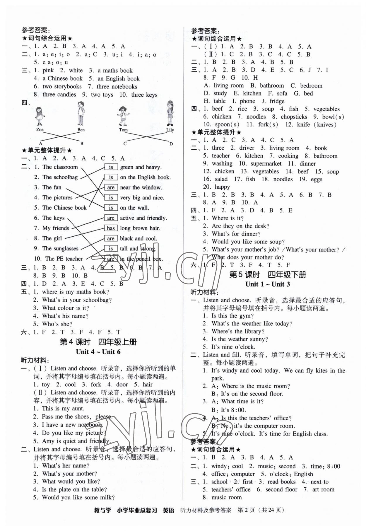 2023年教與學(xué)小學(xué)畢業(yè)總復(fù)習(xí)英語(yǔ) 第2頁(yè)