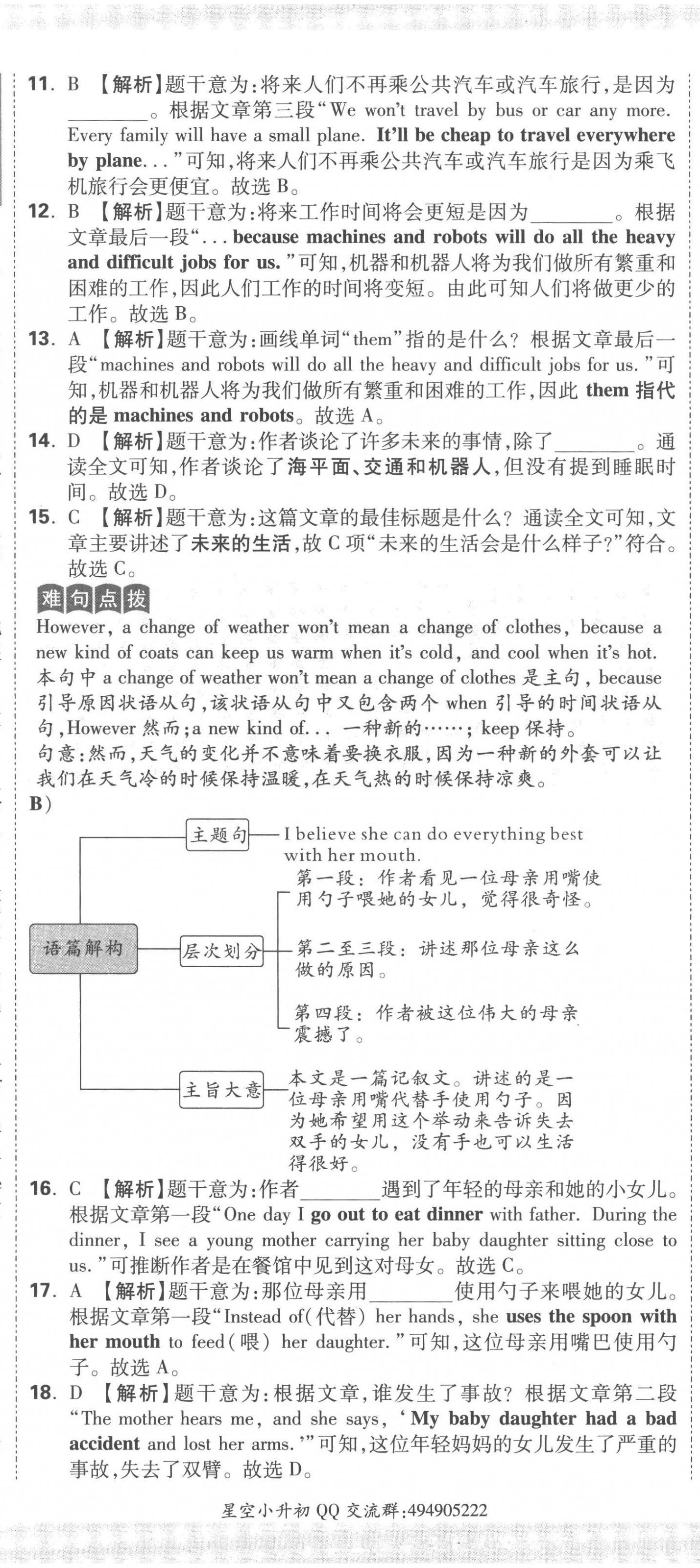 2023年重點中學招生真題超詳解六年級英語通用版 第8頁