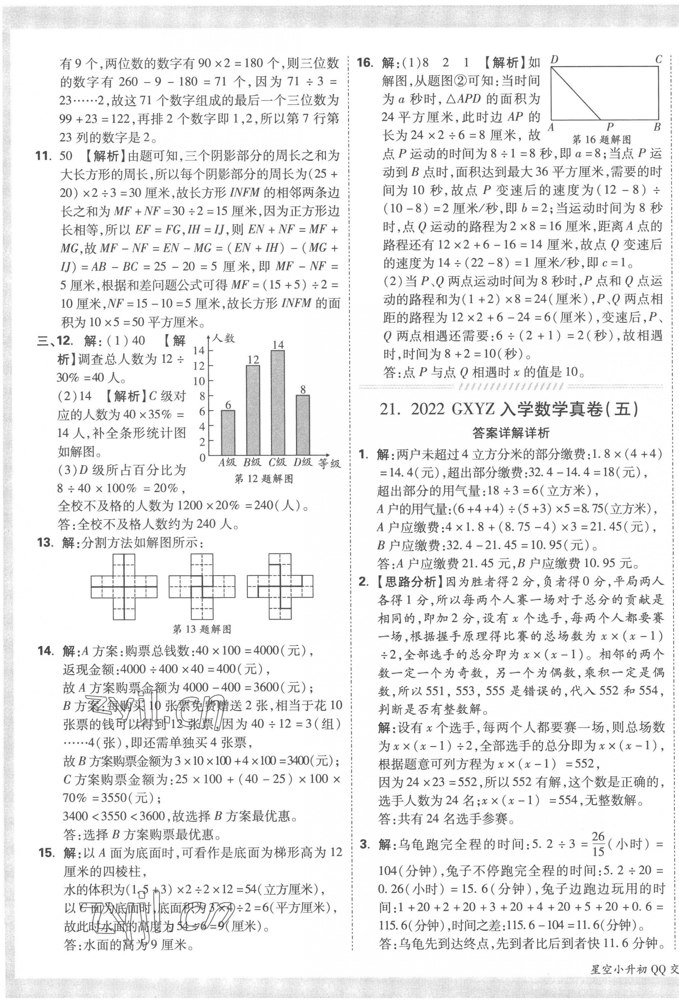 2023年重點(diǎn)中學(xué)招生真題超詳解六年級(jí)數(shù)學(xué)通用版 第25頁(yè)