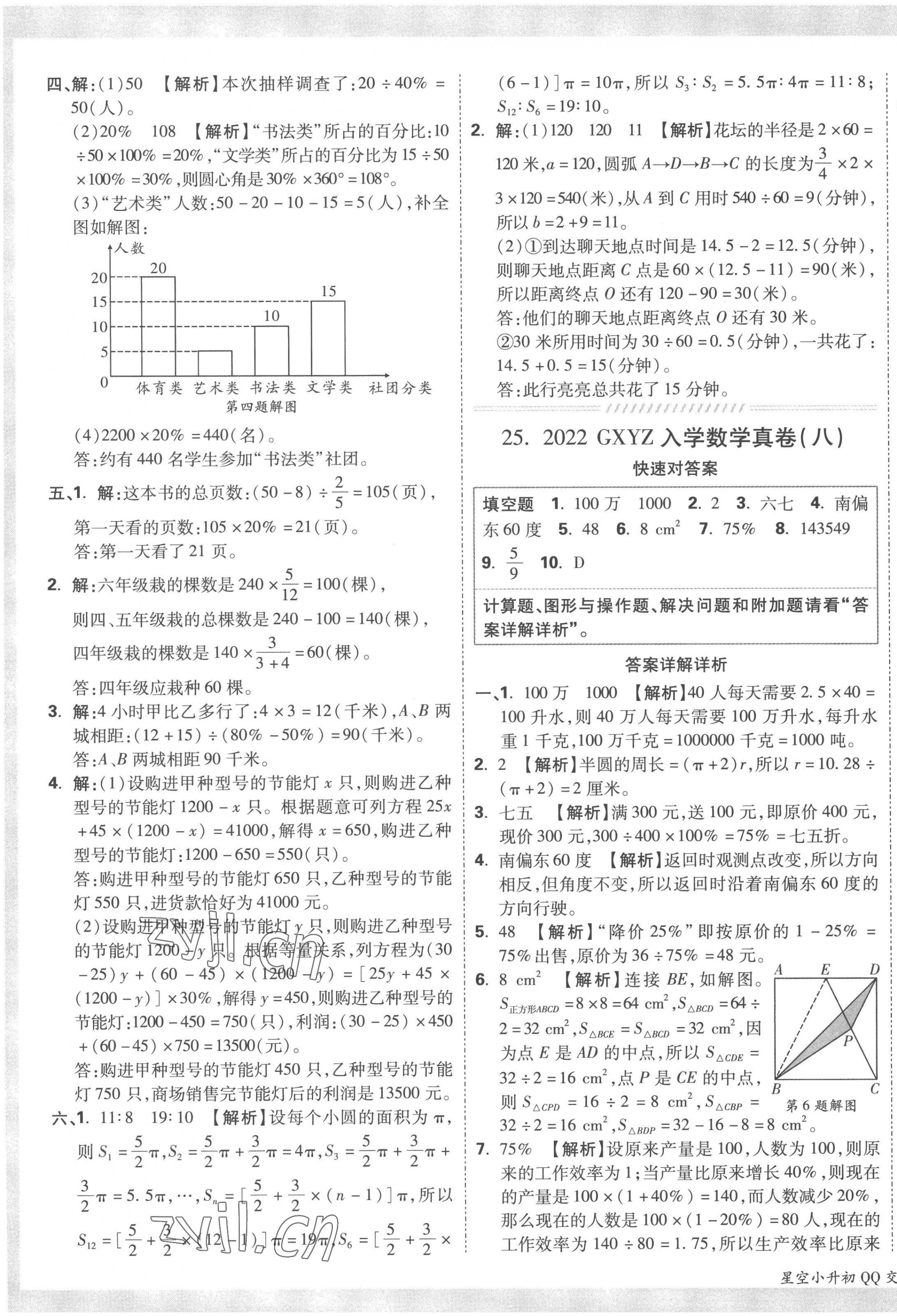 2023年重點(diǎn)中學(xué)招生真題超詳解六年級(jí)數(shù)學(xué)通用版 第29頁(yè)