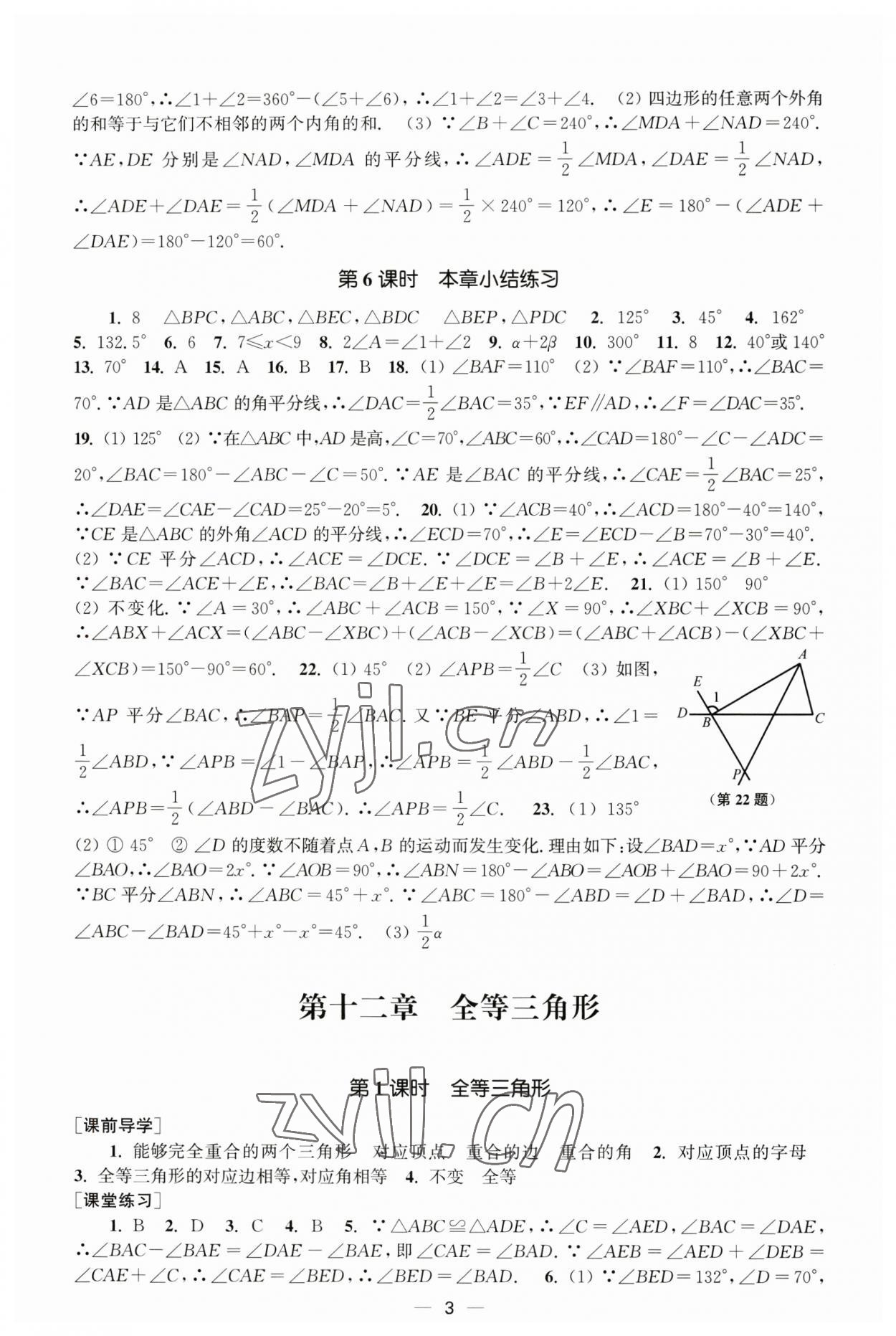 2023年能力素養(yǎng)與學(xué)力提升八年級數(shù)學(xué)上冊人教版 第3頁