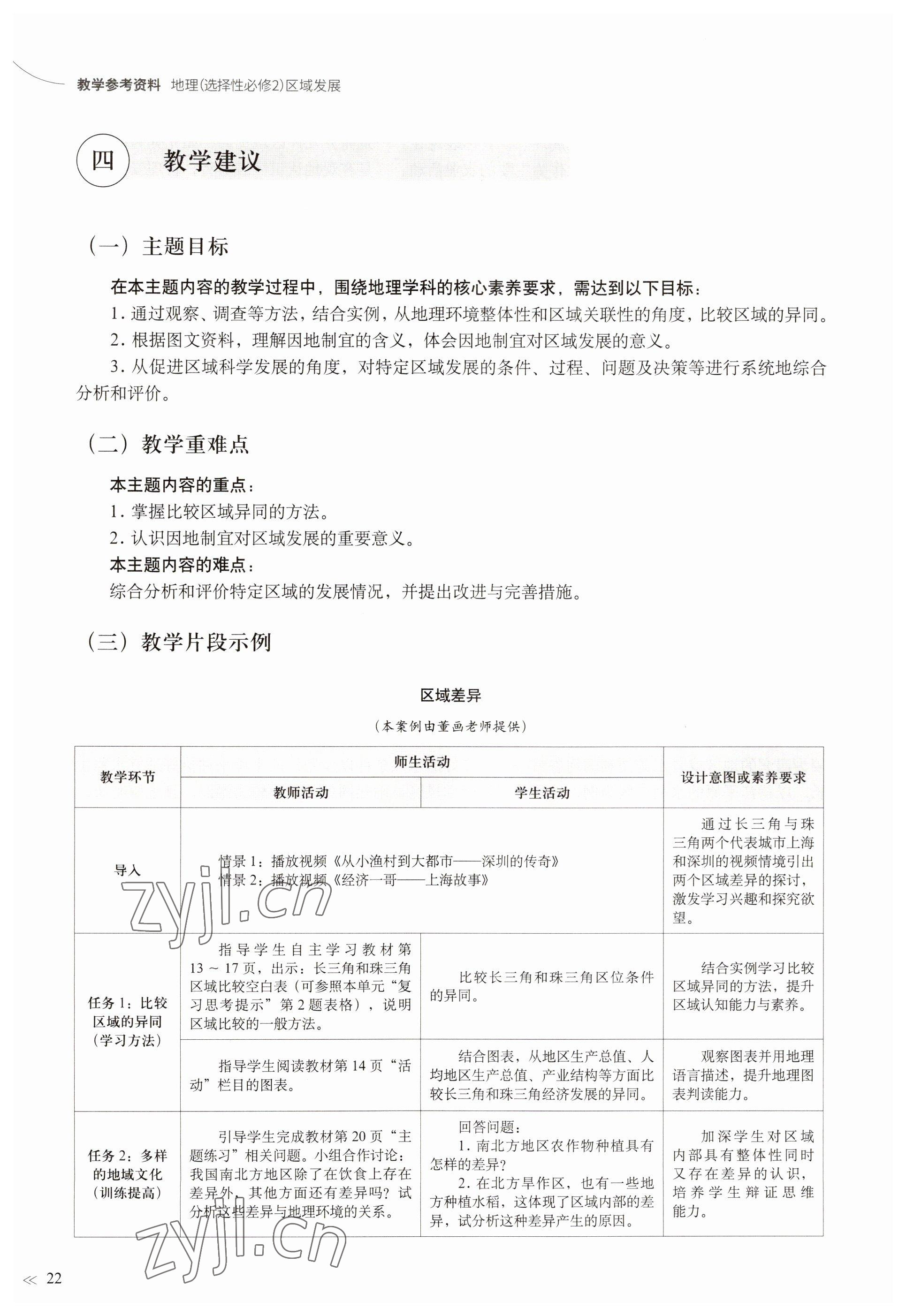 2023年教材課本高中地理選擇性必修2滬教版 參考答案第19頁