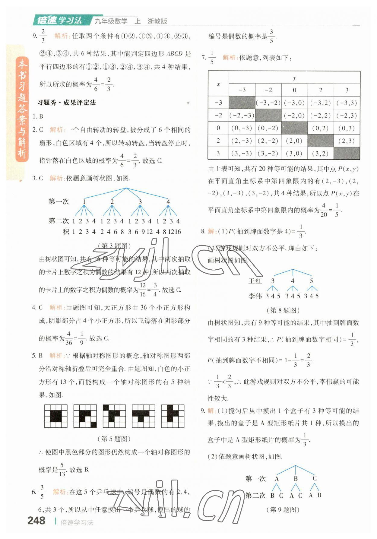 2023年倍速學習法九年級數(shù)學上冊浙教版 第12頁