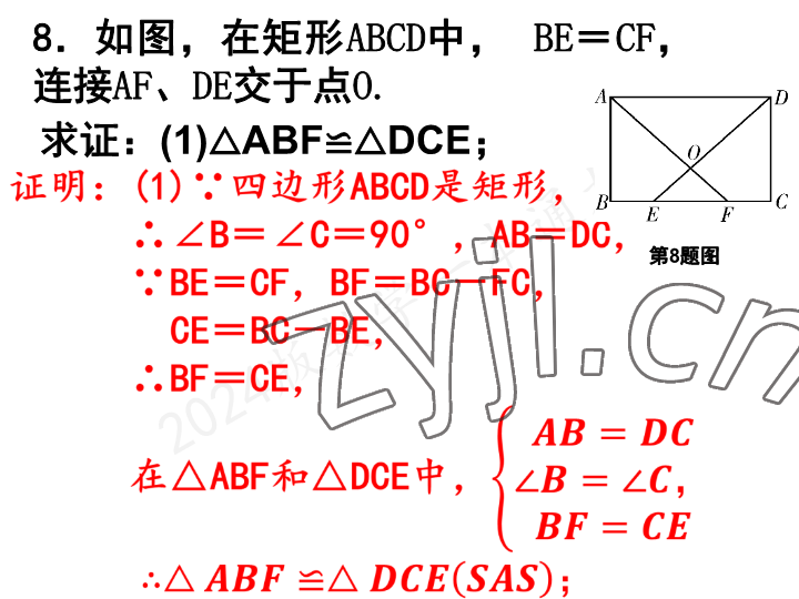 2023年一本通武汉出版社九年级数学上册北师大版 参考答案第21页