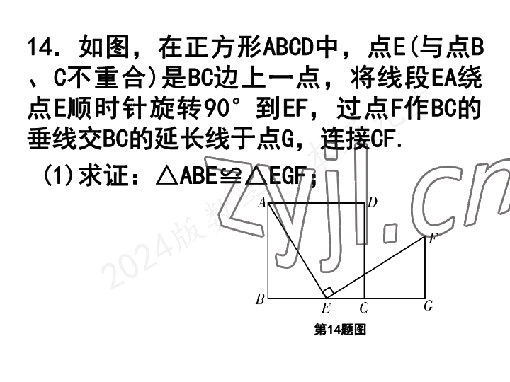 2023年一本通武汉出版社九年级数学上册北师大版 参考答案第58页