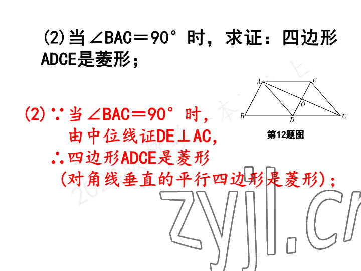 2023年一本通武汉出版社九年级数学上册北师大版 参考答案第13页