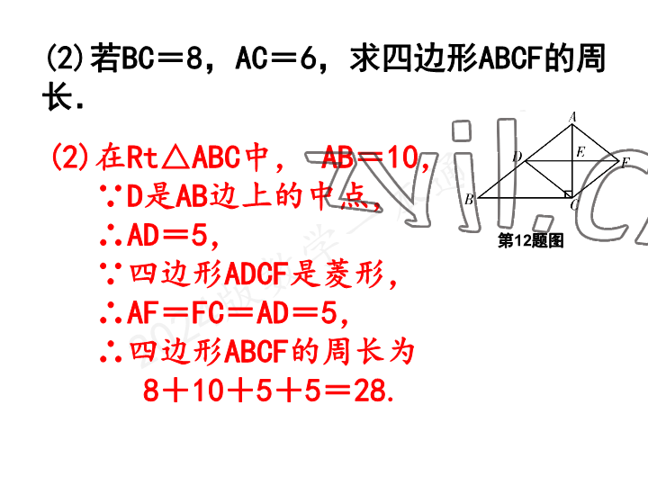 2023年一本通武漢出版社九年級數(shù)學(xué)上冊北師大版 參考答案第25頁