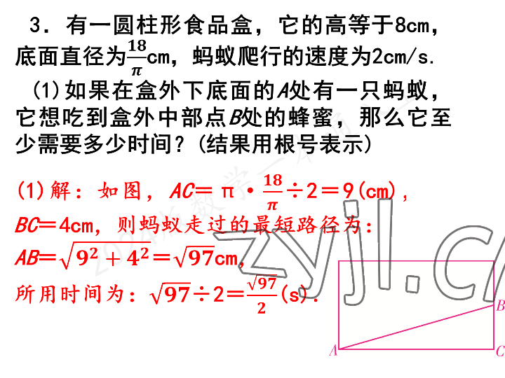 2023年一本通武漢出版社八年級數(shù)學(xué)上冊北師大版 參考答案第26頁