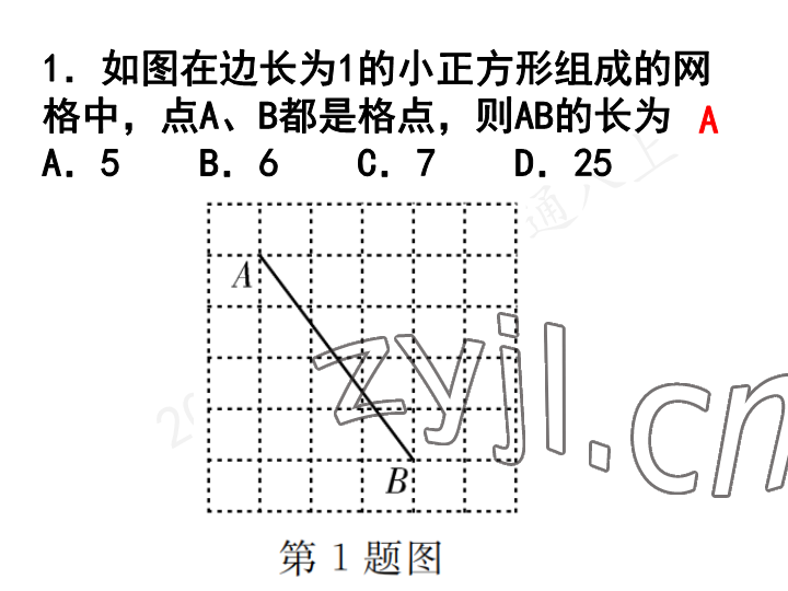 2023年一本通武漢出版社八年級(jí)數(shù)學(xué)上冊(cè)北師大版 參考答案第2頁(yè)