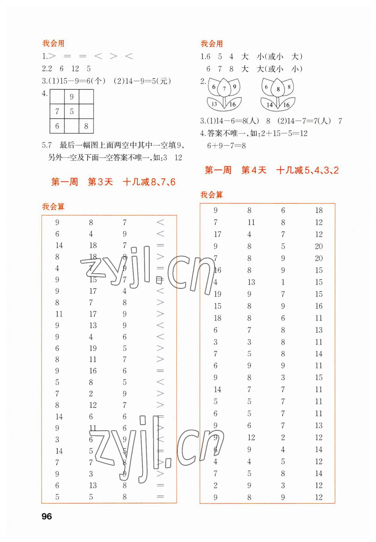 2023年知行合暑假衔接计算天天练一升二数学 第2页