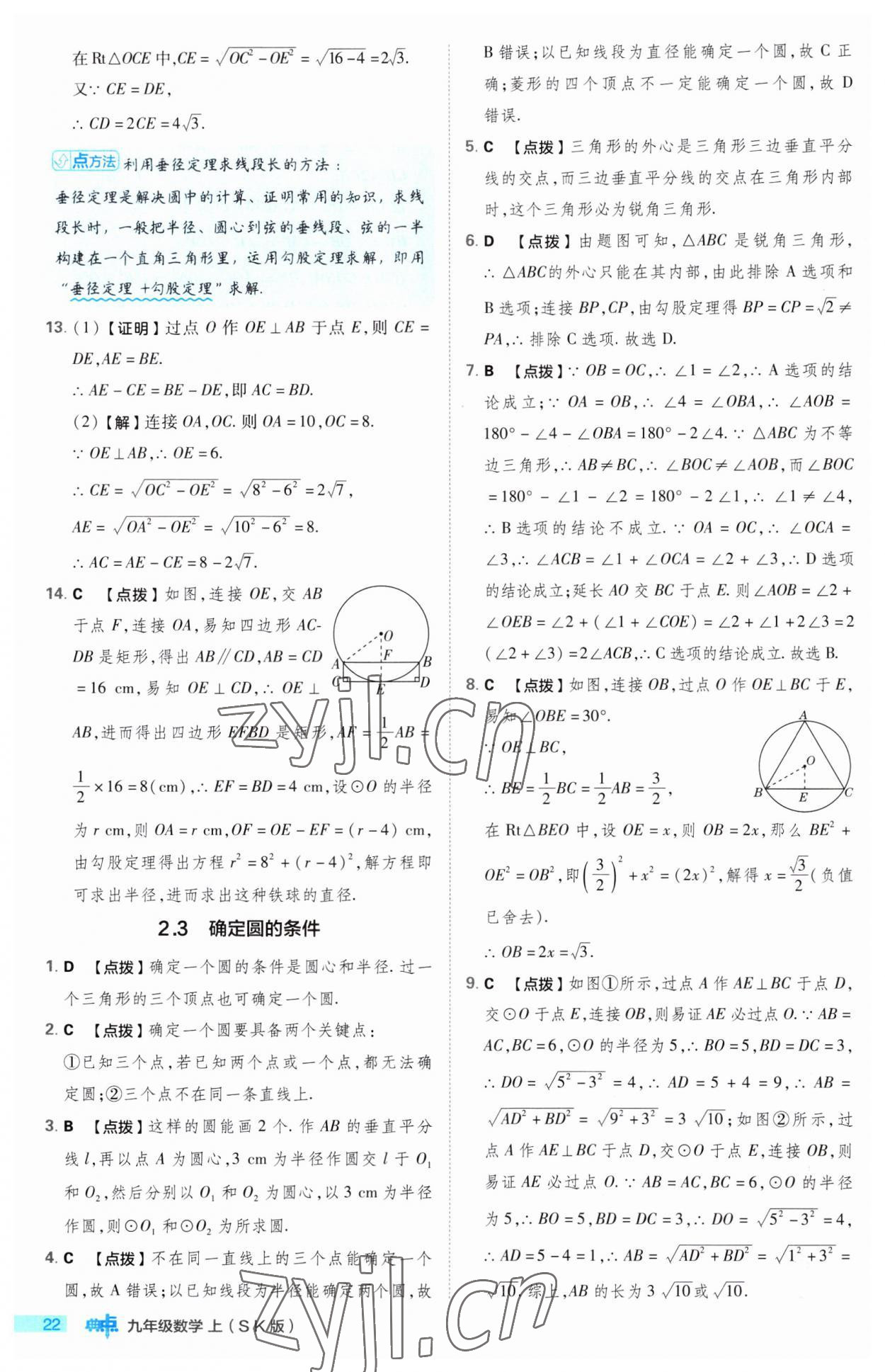 2023年綜合應(yīng)用創(chuàng)新題典中點九年級數(shù)學(xué)上冊蘇科版 第22頁