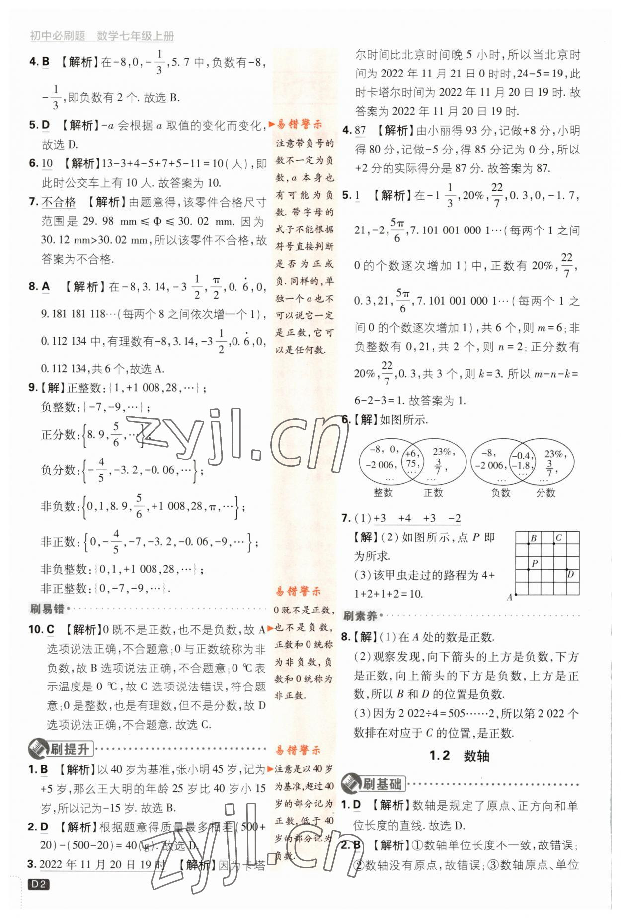 2023年初中必刷題七年級(jí)數(shù)學(xué)上冊(cè)浙教版浙江專版 第2頁(yè)