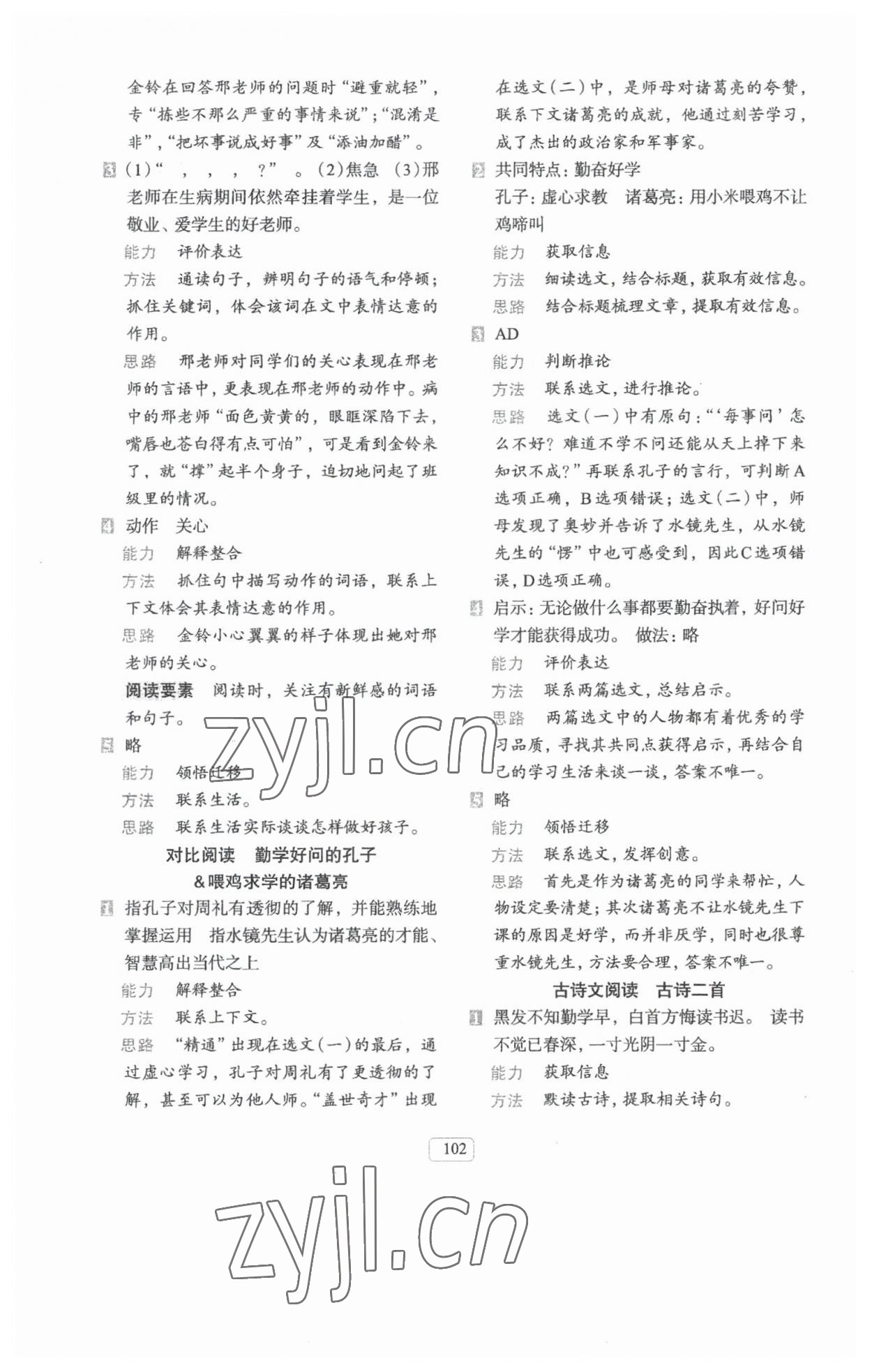 2023年知行合阅读主题拓展训练三年级语文上册人教版 第2页