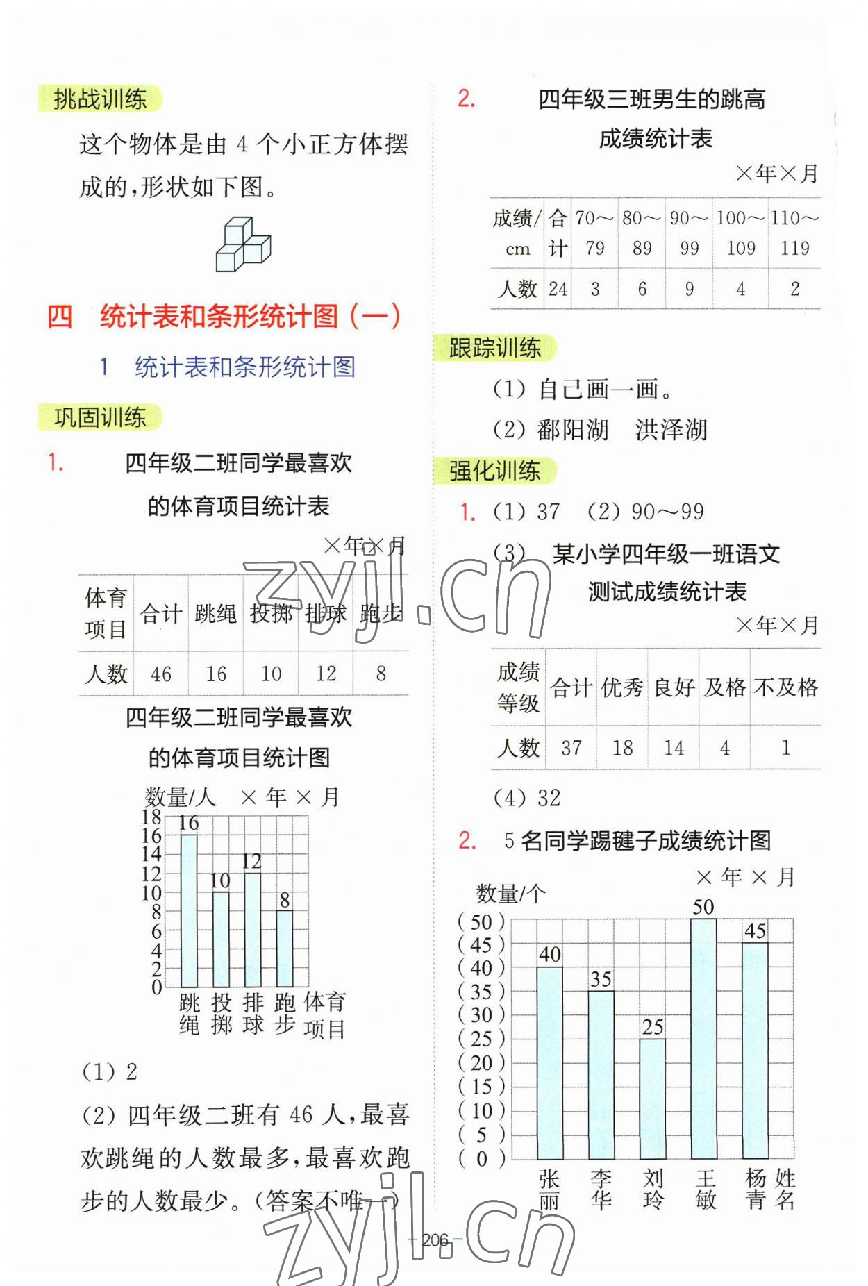 2023年全易通四年級(jí)數(shù)學(xué)上冊(cè)蘇教版 參考答案第7頁(yè)