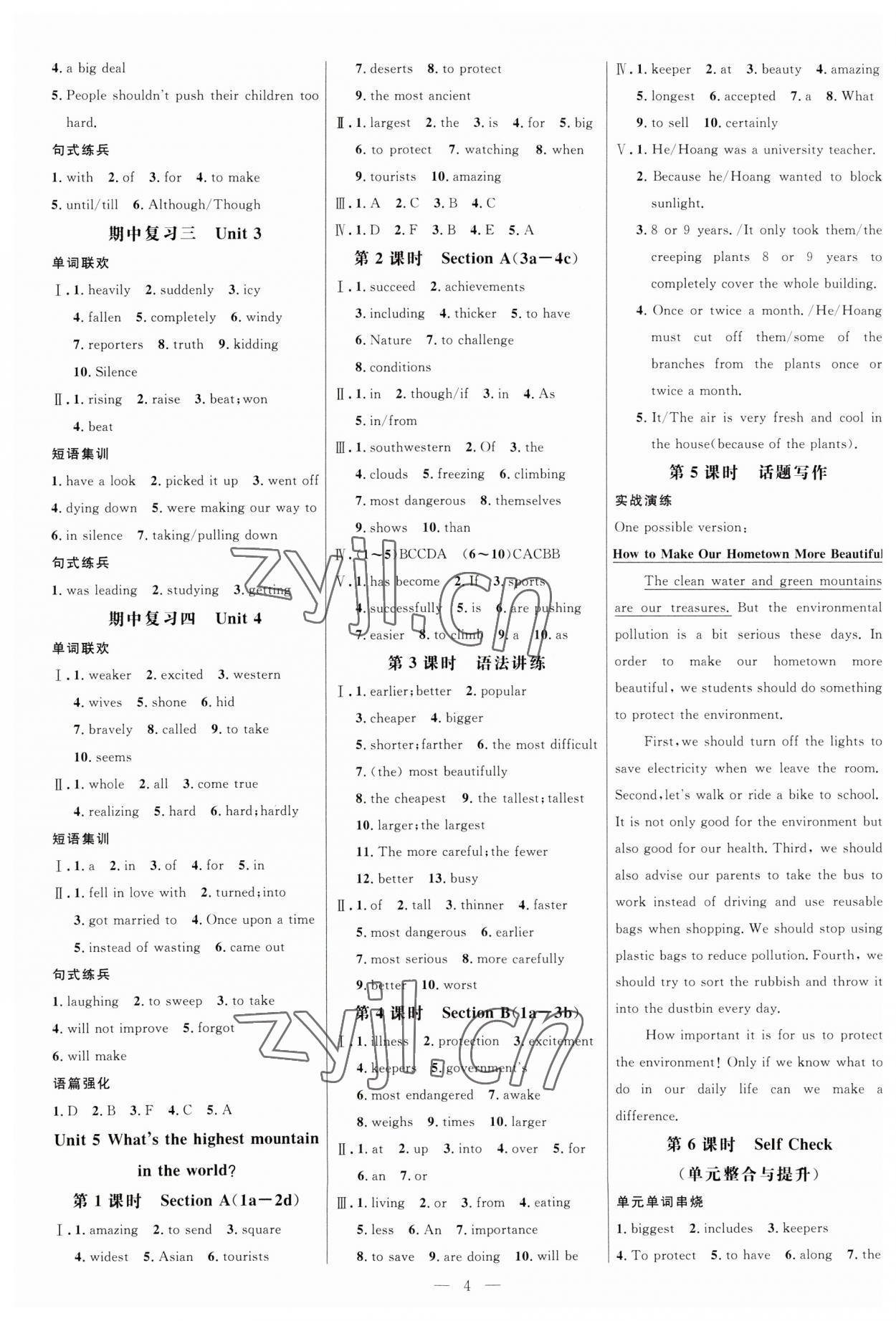 2023年细解巧练八年级英语上册鲁教版54制 第4页