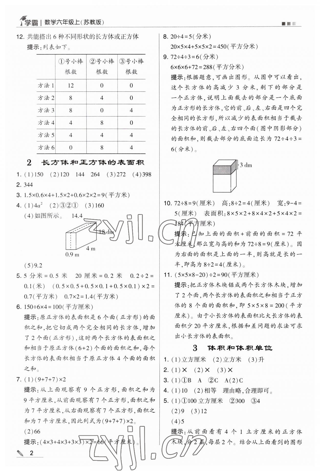 2023年經(jīng)綸學(xué)典學(xué)霸六年級(jí)數(shù)學(xué)上冊(cè)蘇教版 第2頁(yè)