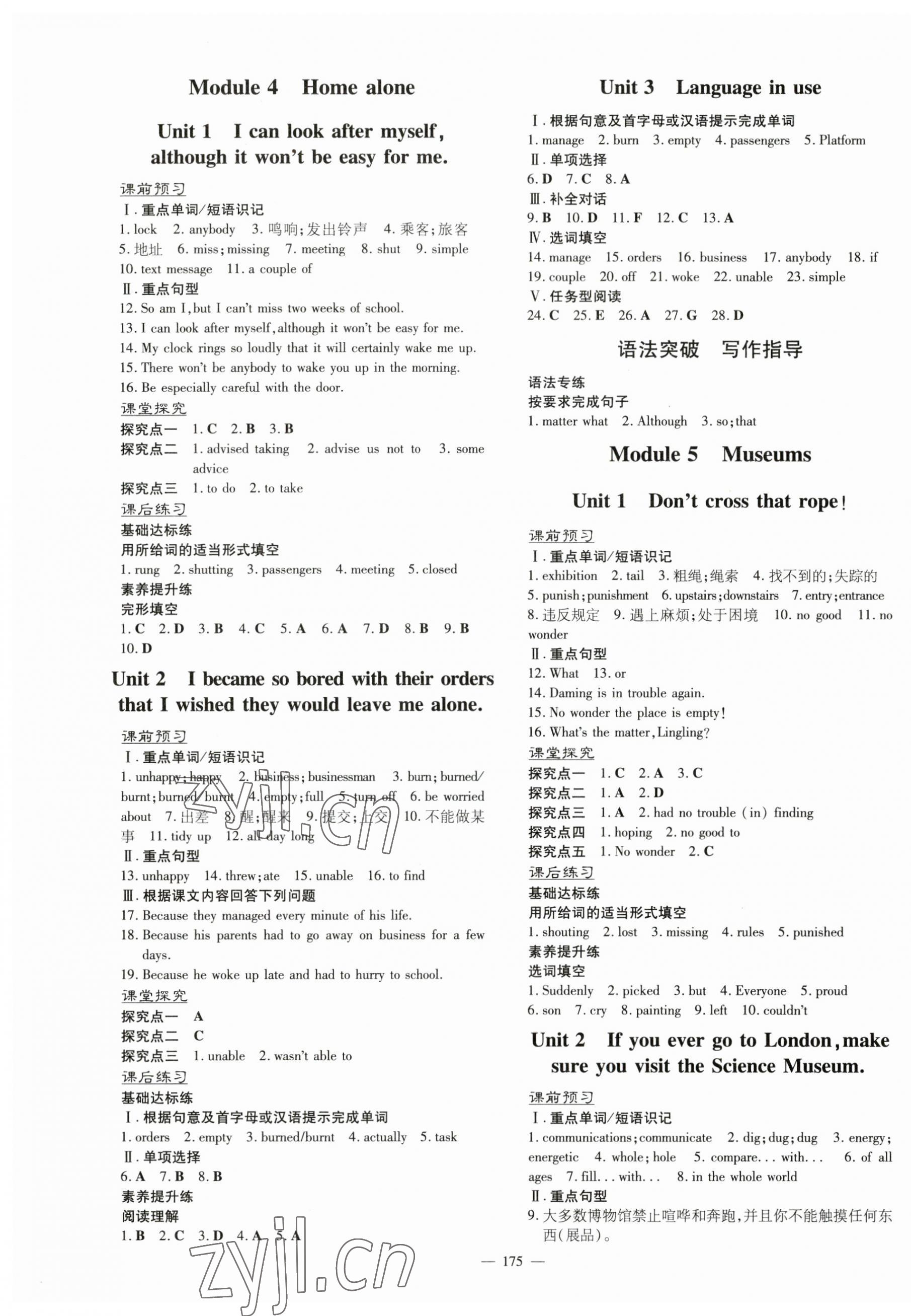 2023年初中同步学习导与练导学探究案九年级英语上册外研版 第3页